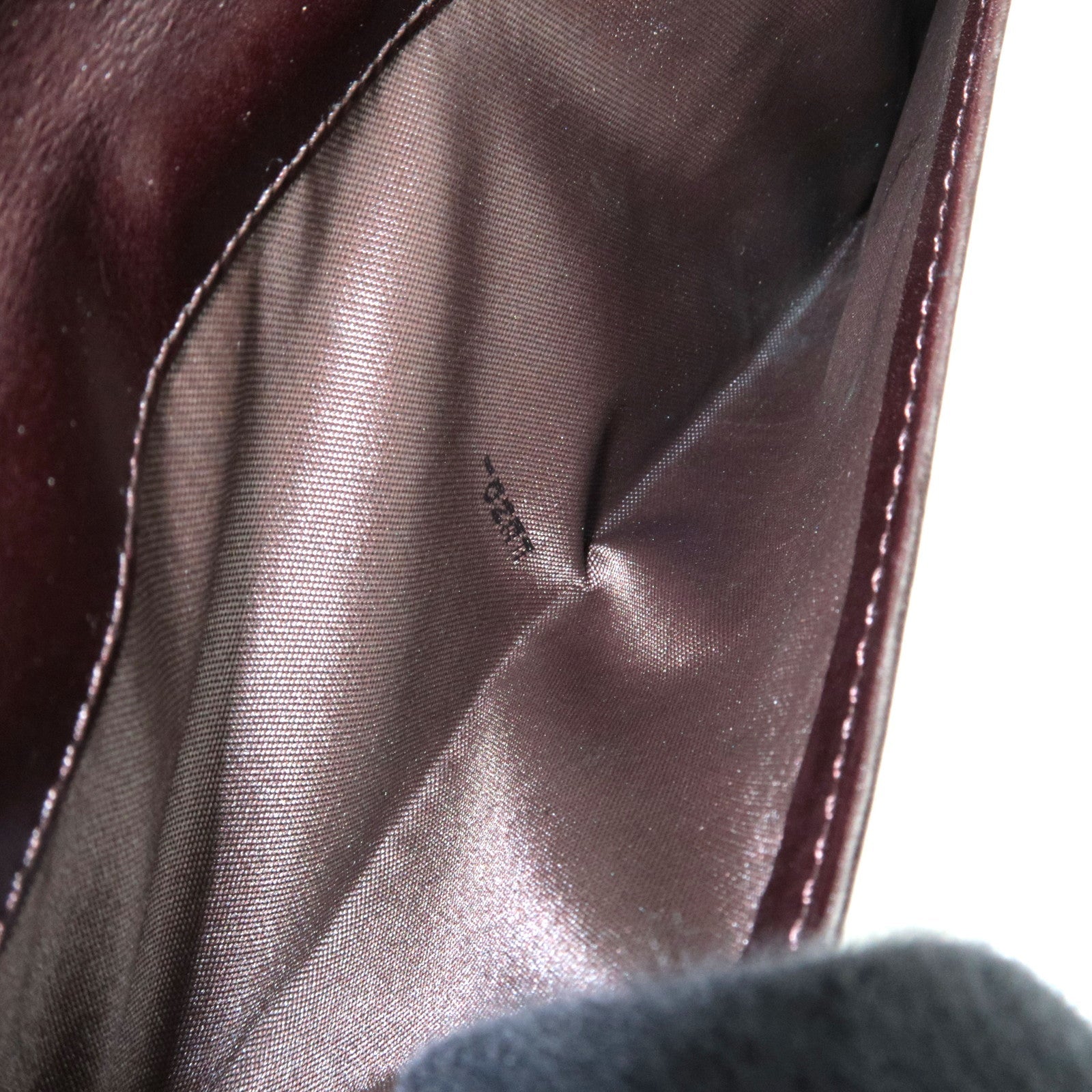 FENDI Zucca Double Hook Long Wallet Canvas Leather Brown Black