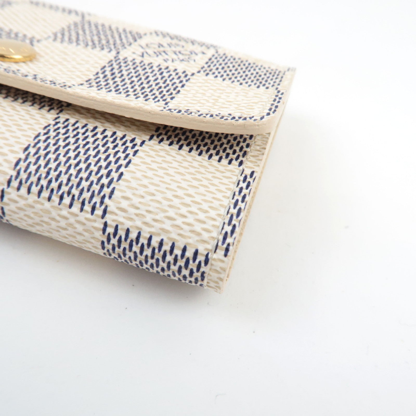 Louis Vuitton Damier Azur Multi Cles 6 Key Case N61745 CT4048 *Dust bag