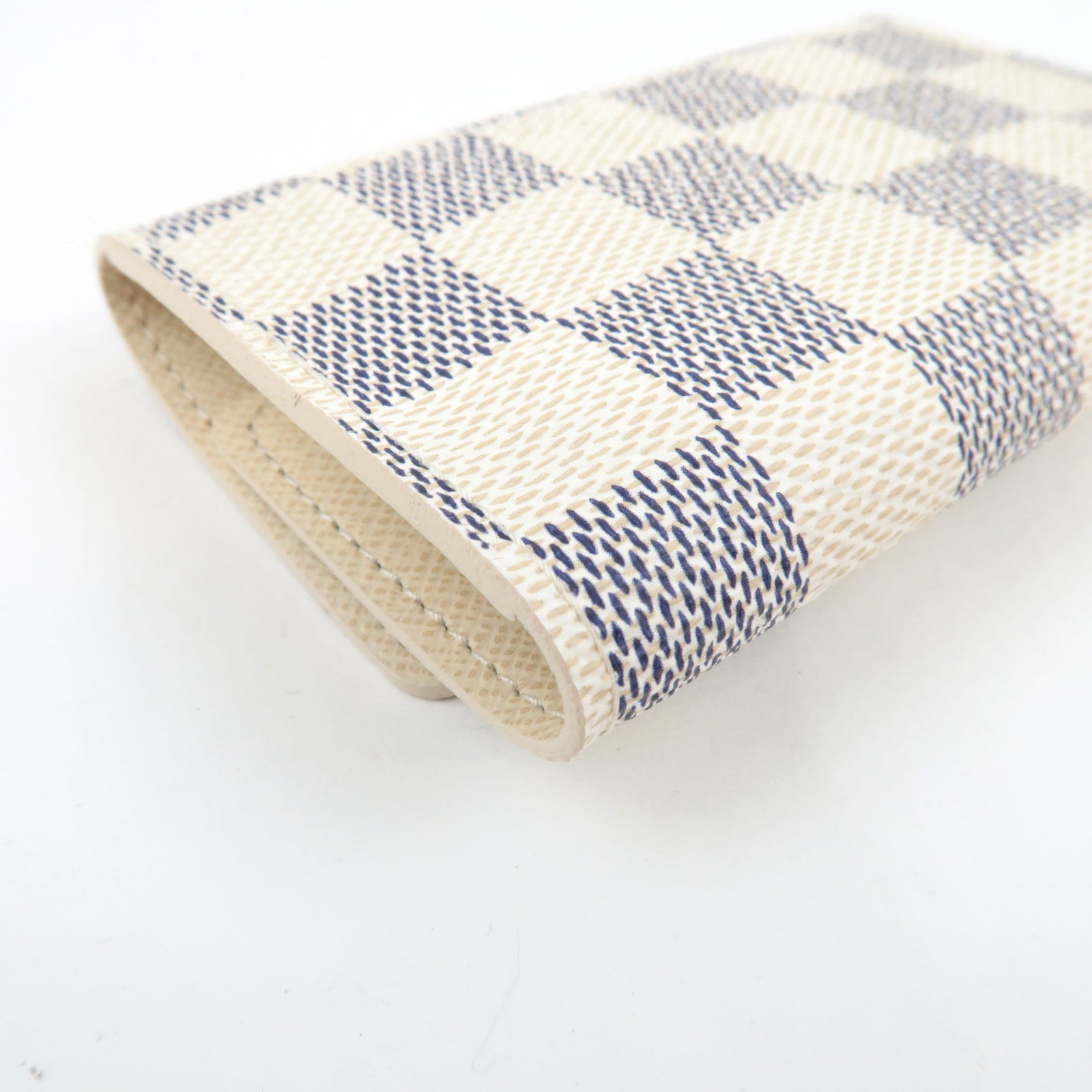 Louis Vuitton Damier Azur Multi Cles 6 Key Case N61745 CT4048 *Dust bag