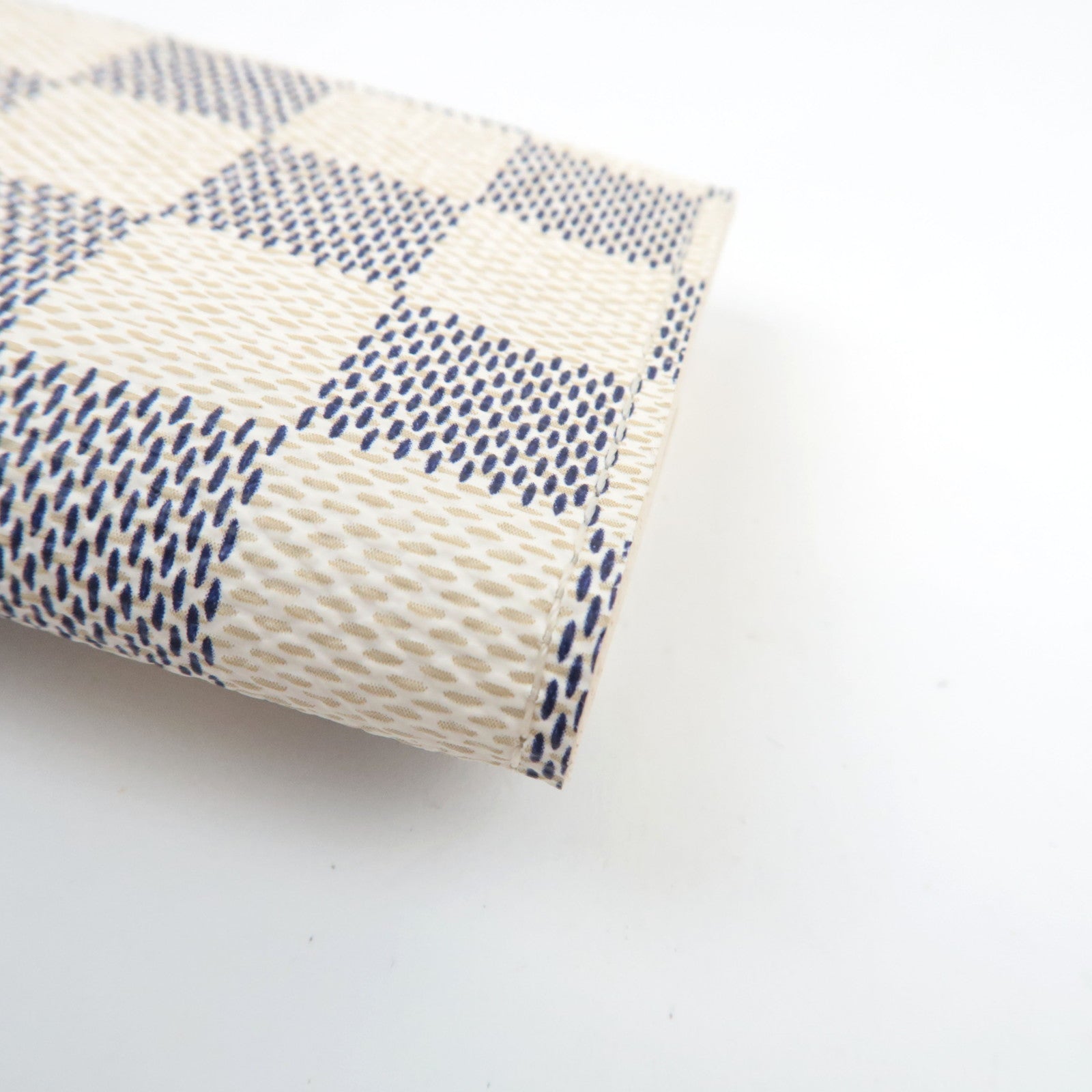 Louis Vuitton Damier Azur Multi Cles 6 Key Case N61745 CT4048 *Dust bag