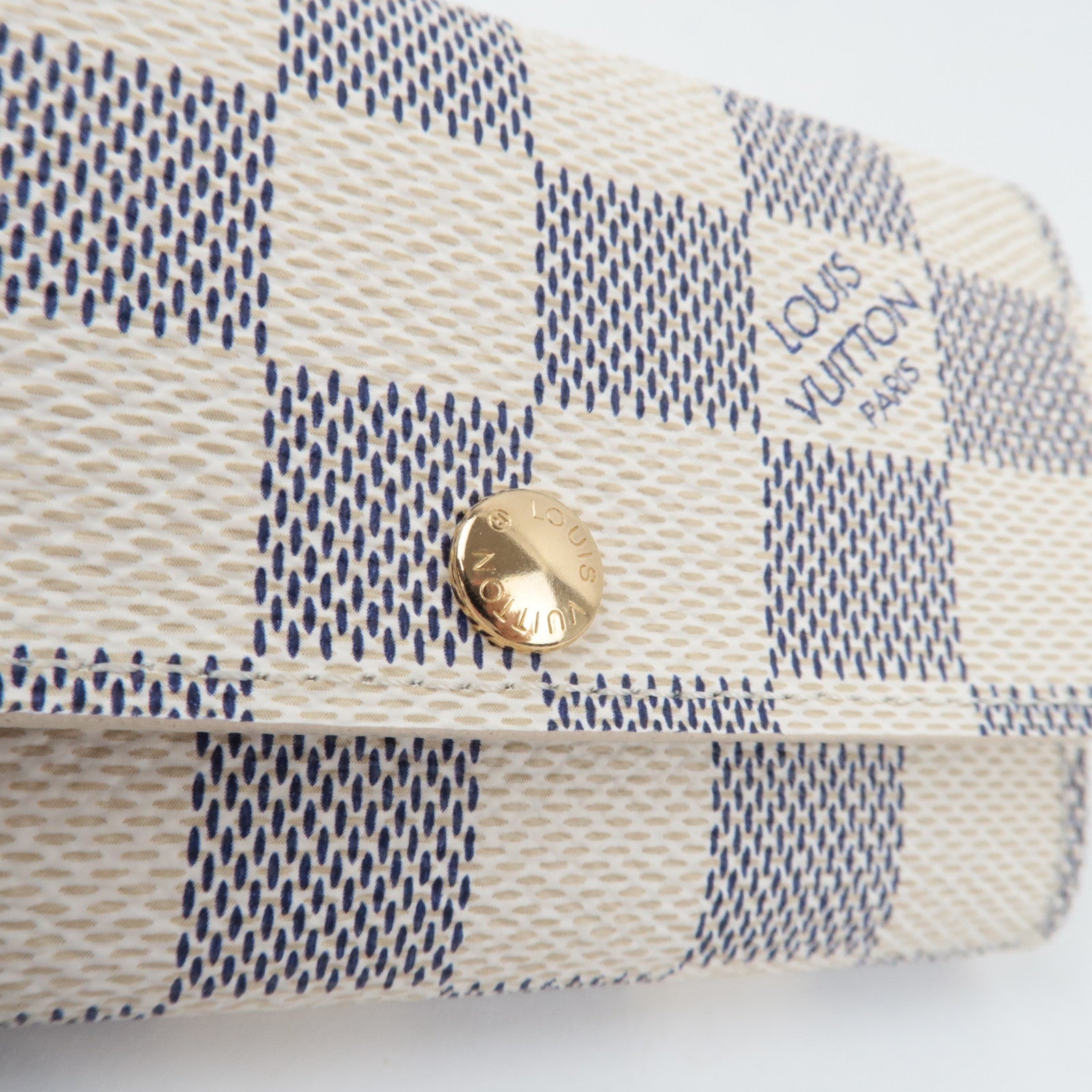 Louis Vuitton Damier Azur Multi Cles 6 Key Case N61745 CT4048 *Dust bag