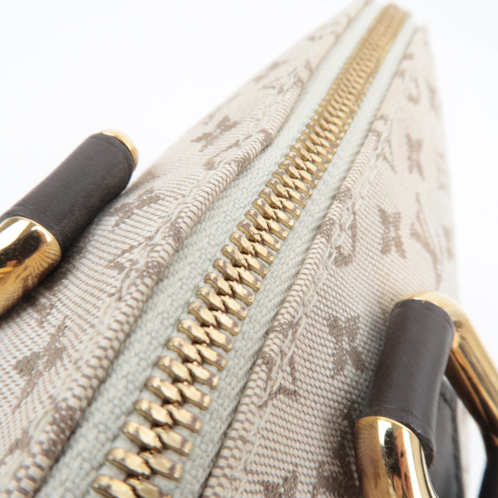 Louis Vuitton Monogram Mini Alma Long Hand Bag Khaki M92206 MI1011