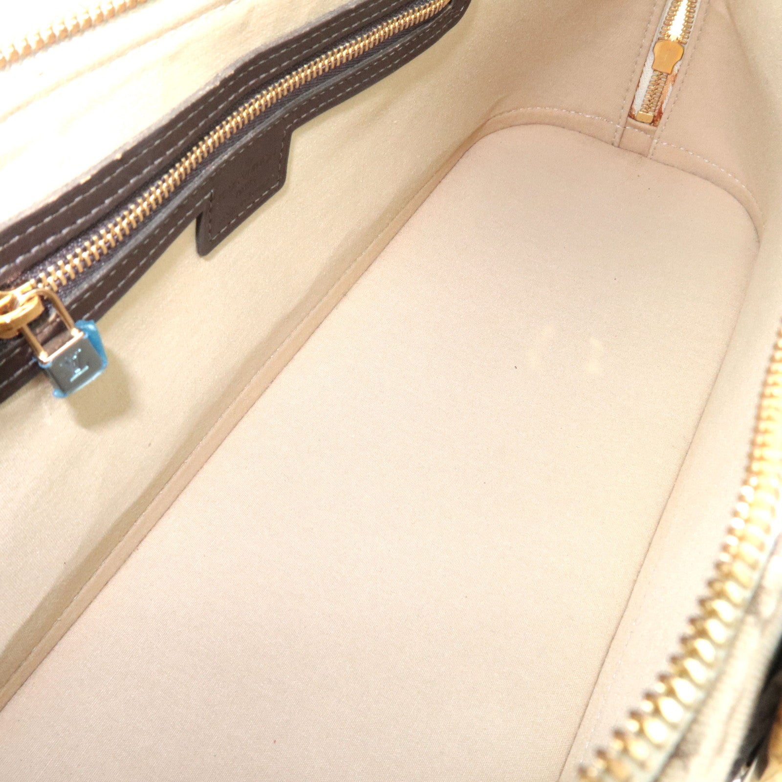 Louis Vuitton Monogram Mini Alma Long Hand Bag Khaki M92206 MI1011