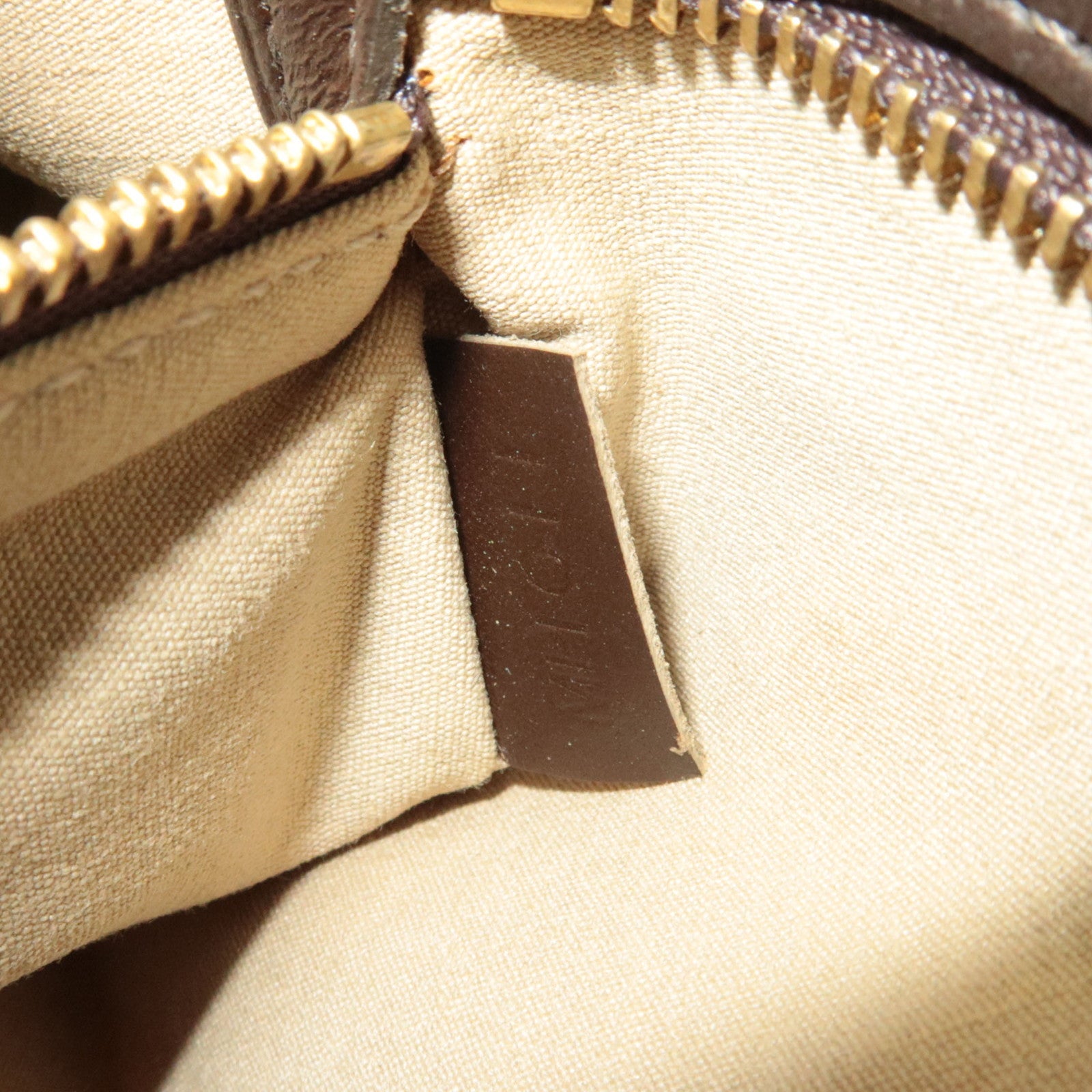 Louis Vuitton Monogram Mini Alma Long Hand Bag Khaki M92206 MI1011