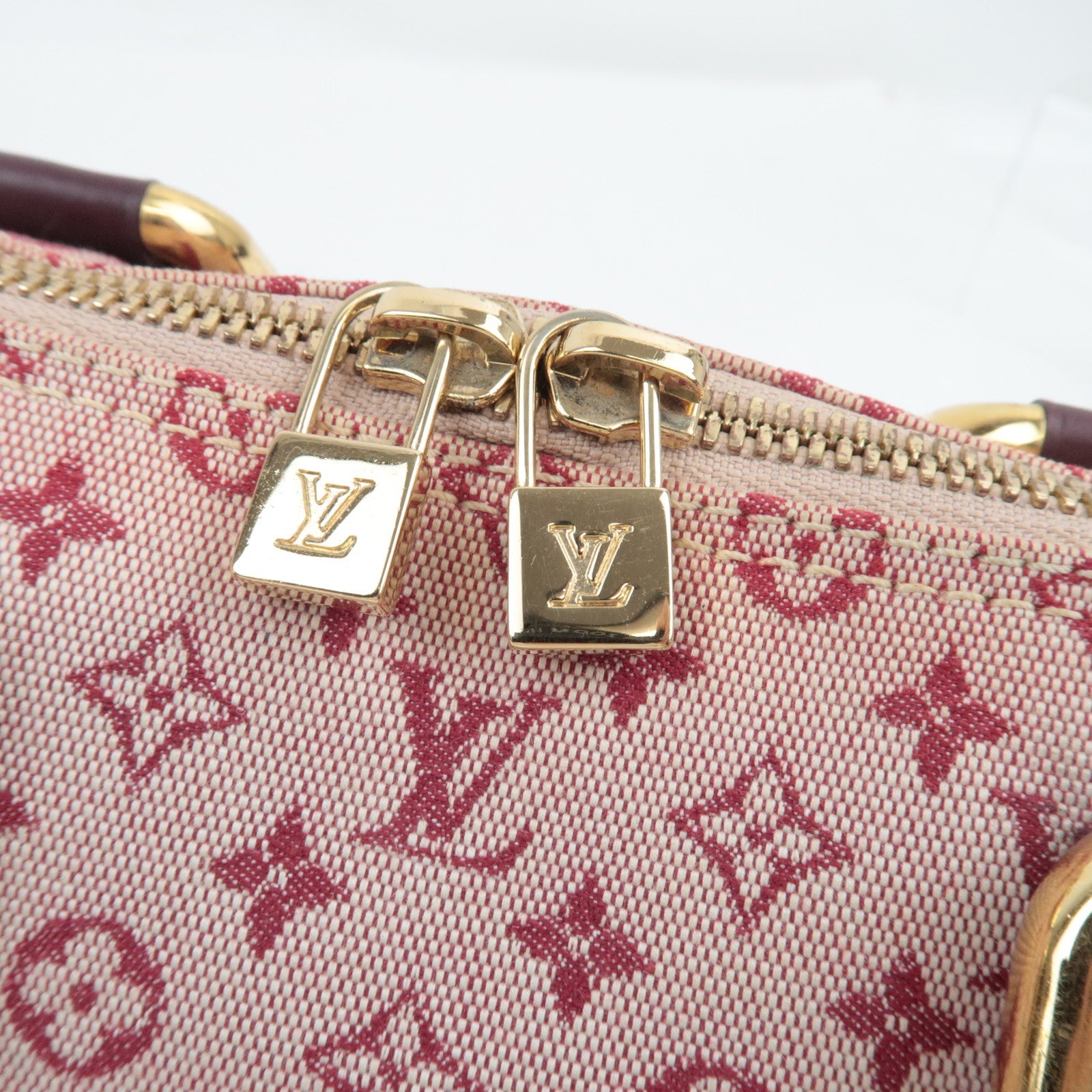 Louis Vuitton Monogram Mini Alma Long Hand Bag Cerises M92207 AR1001