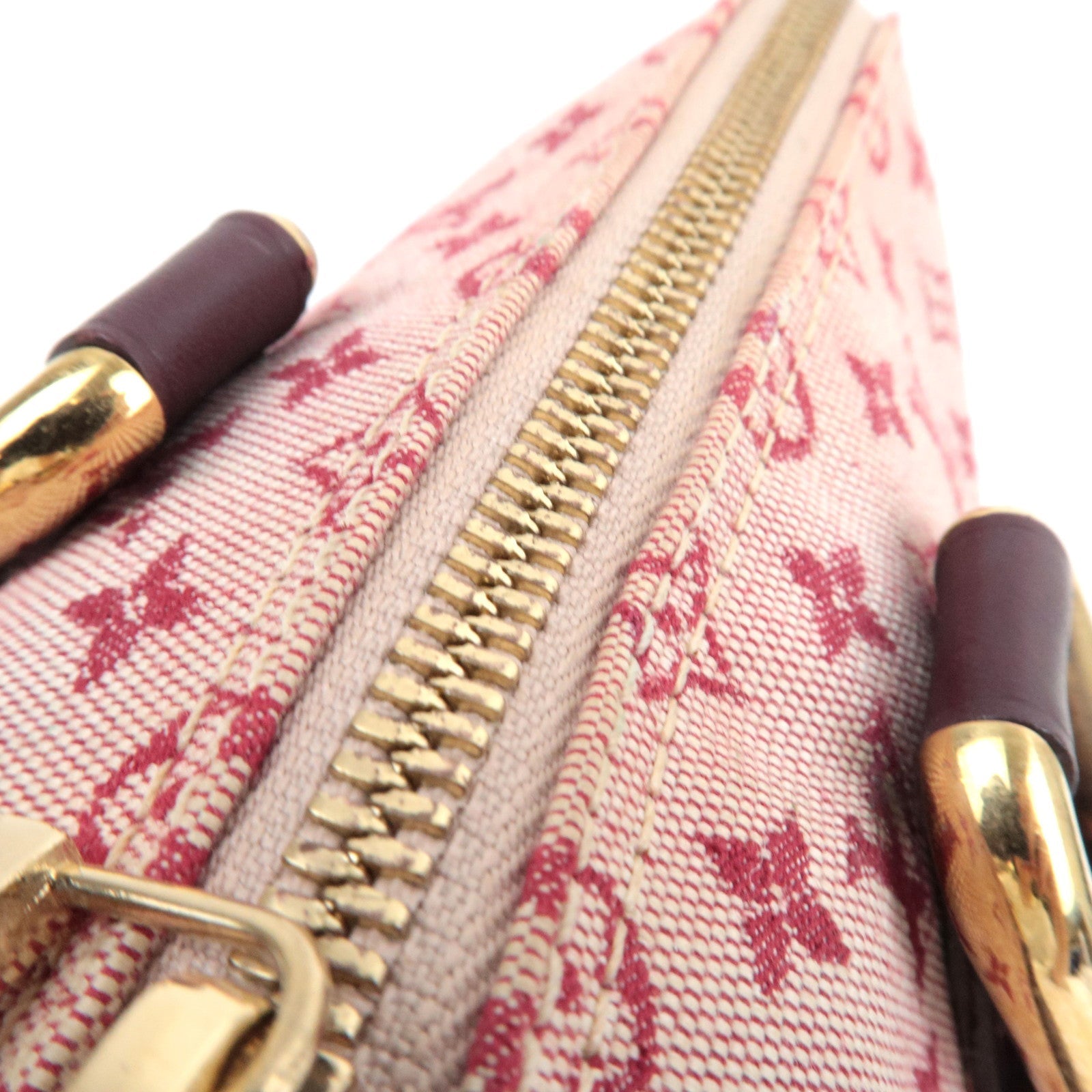 Louis Vuitton Monogram Mini Alma Long Hand Bag Cerises M92207 AR1001