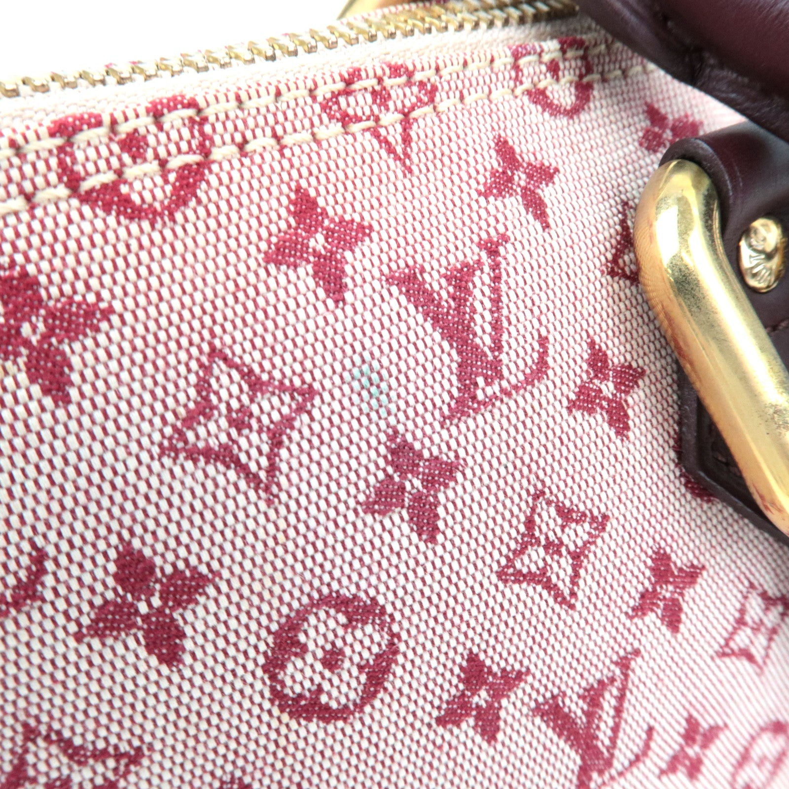 Louis Vuitton Monogram Mini Alma Long Hand Bag Cerises M92207 AR1001