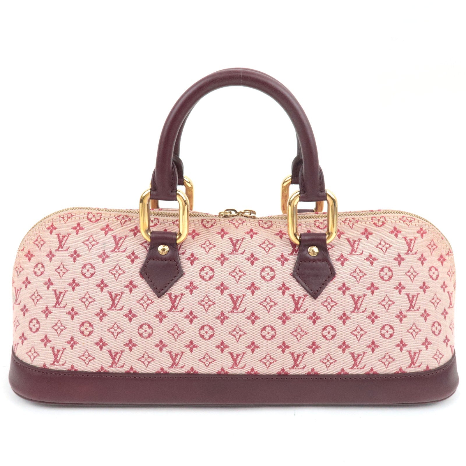 Louis Vuitton Monogram Mini Alma Long Hand Bag Cerises M92207 AR1001