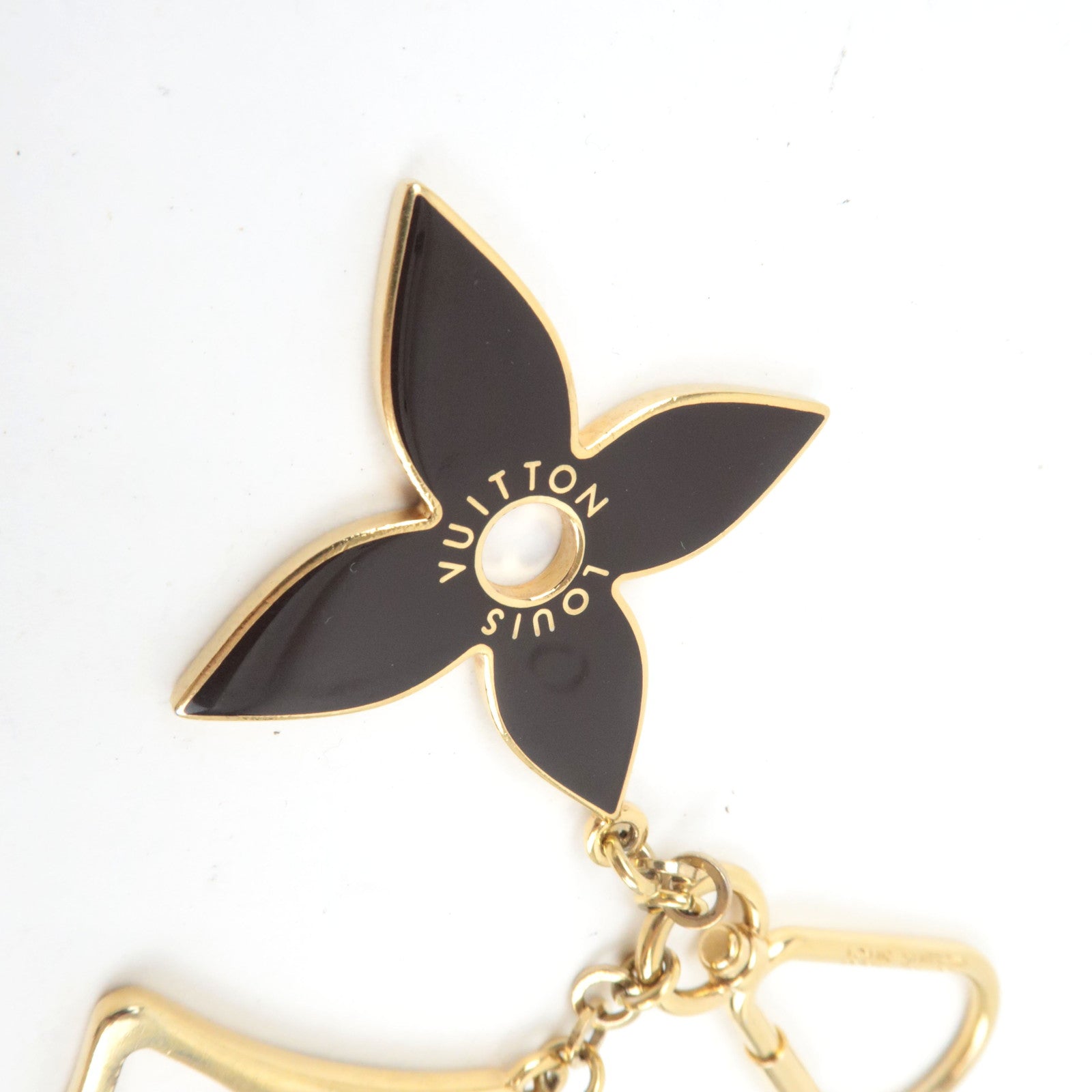 Louis Vuitton Porte Cles Puzzle Bag Charm Metal Gold M65218 CX0151