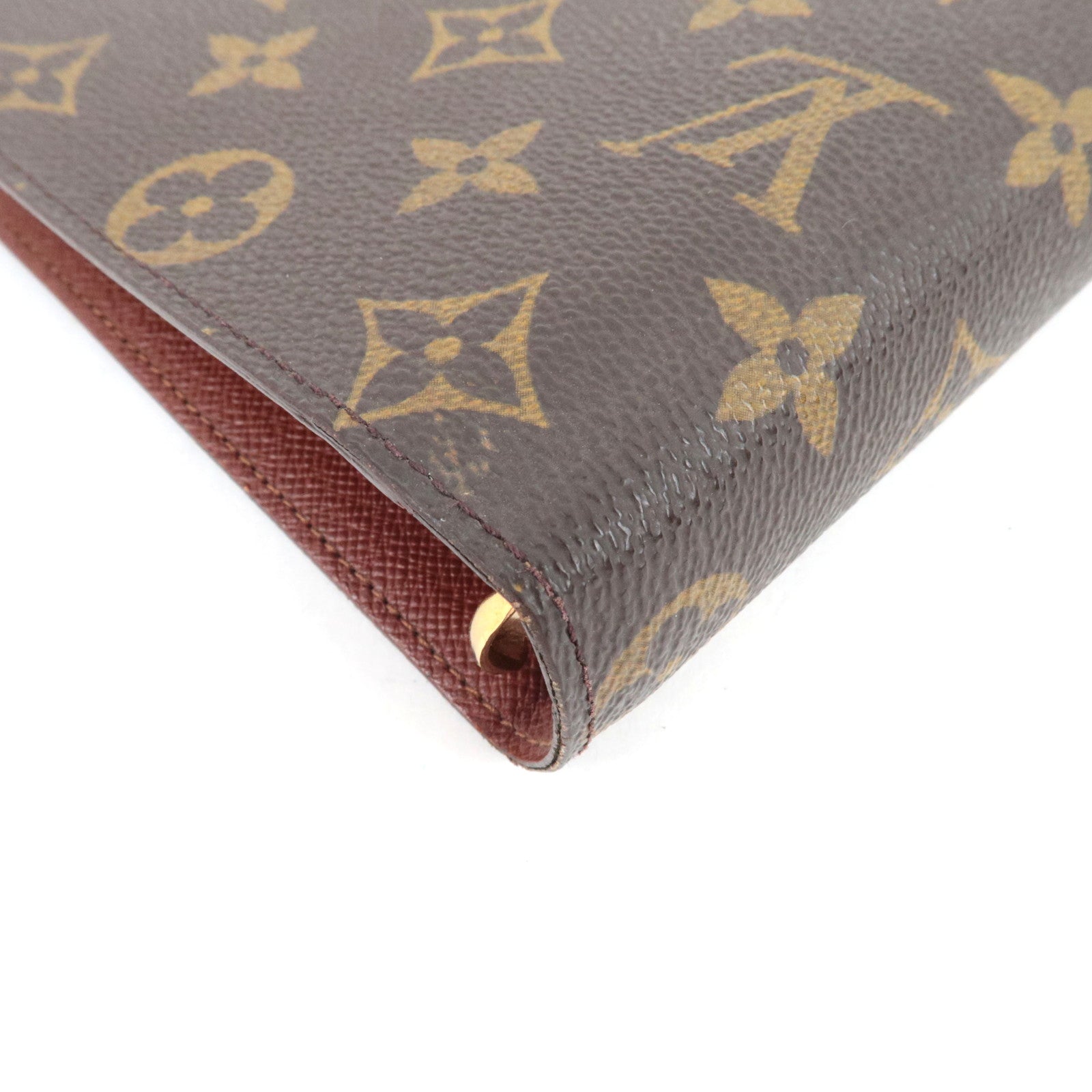 Louis Vuitton Monogram Agenda MM Planner Cover R20105 SP1010