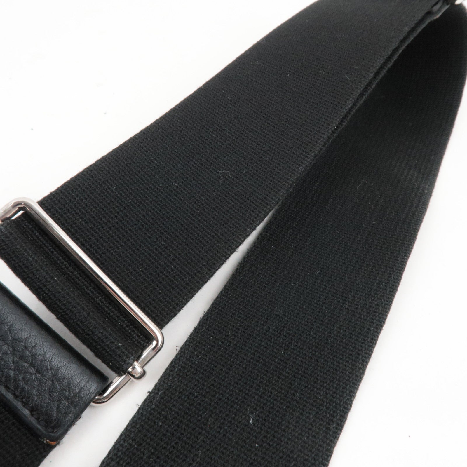 HERMES Evelyn 3 PM □O Stamp (2011) Taurillon Clemence Black Silver HDW *Strap