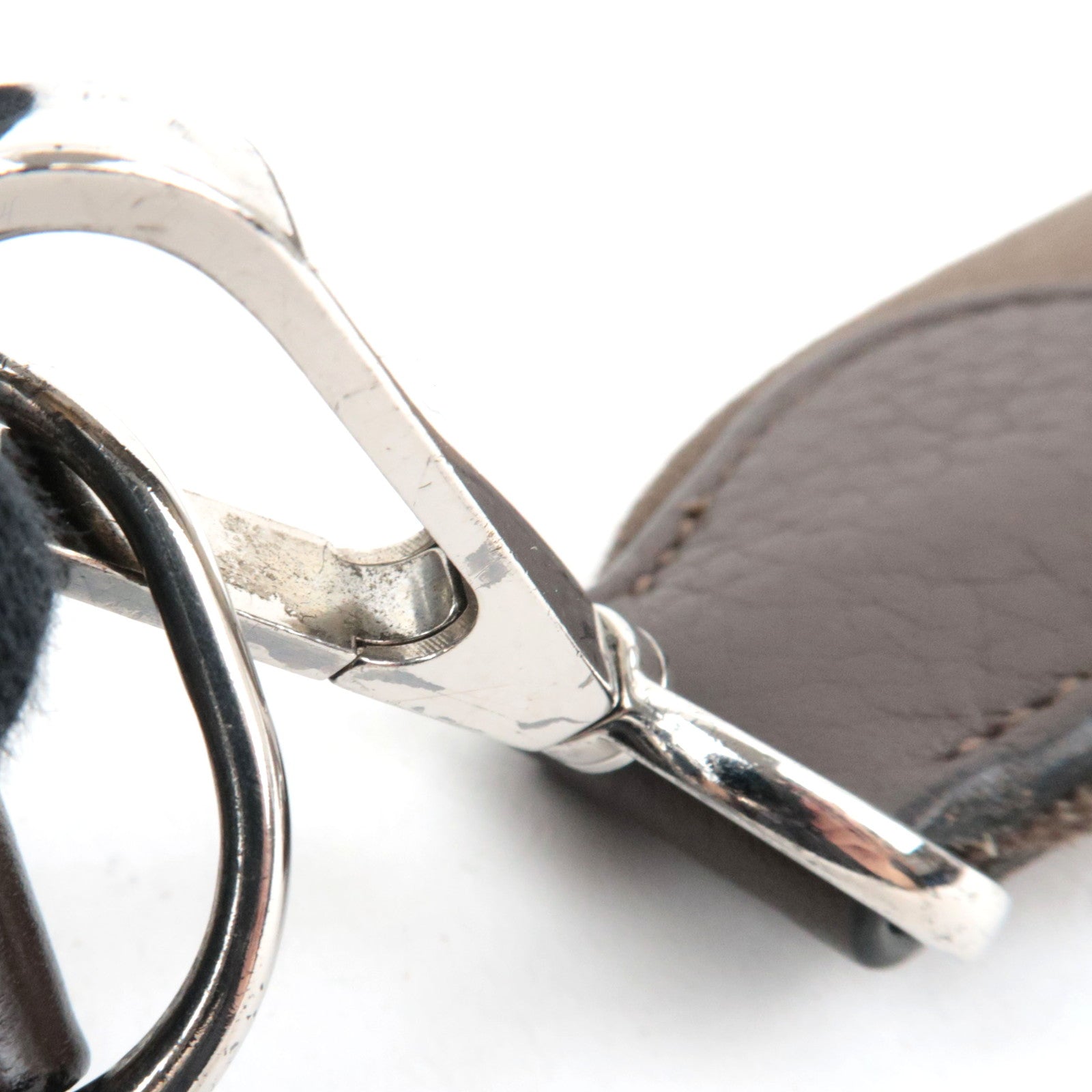 HERMES Evelyn 3 GM Shoulder Bag □M Stamp (2009) Taurillon Clemence Brown Silver HDW *Dust bag, Strap