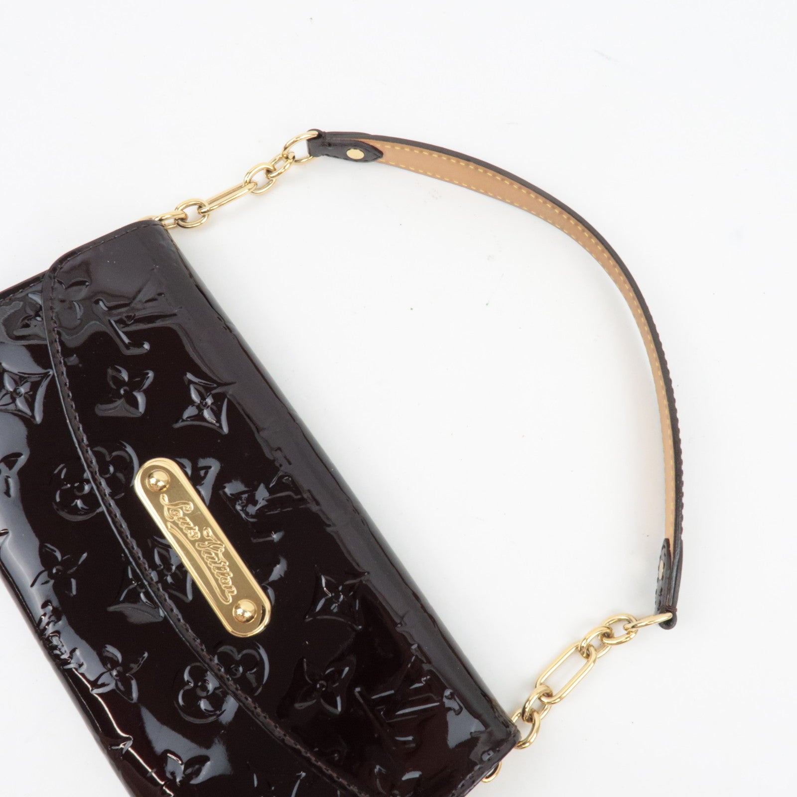 Louis Vuitton Monogram Vernis Sunset Boulevard Shoulder bag Amarante M93542 TR0120 *Box, Dust bag