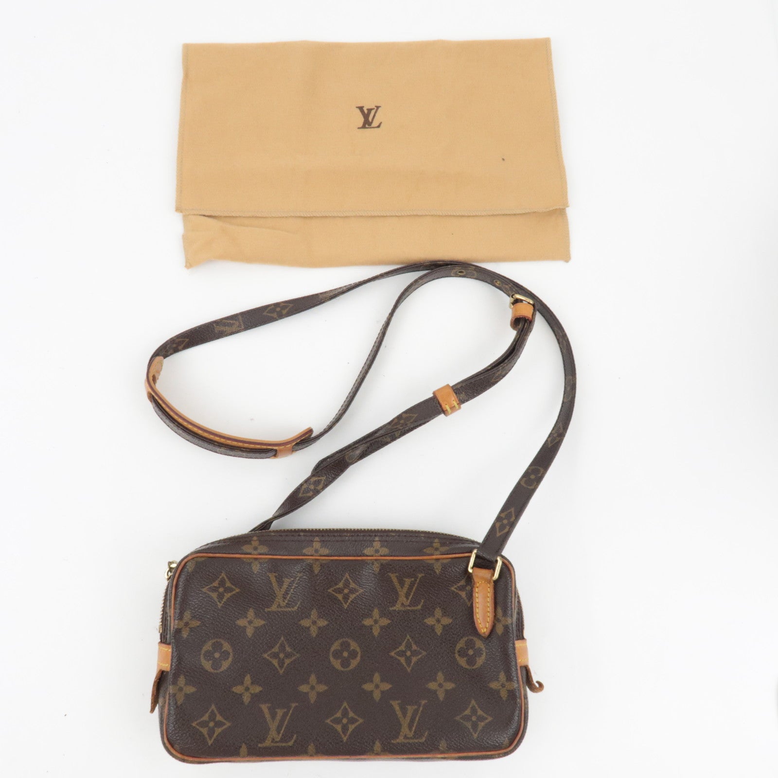 Louis Vuitton Monogram Pochette Marly Bandouliere Shoulder Bag M51828 SL0042 *Dust bag