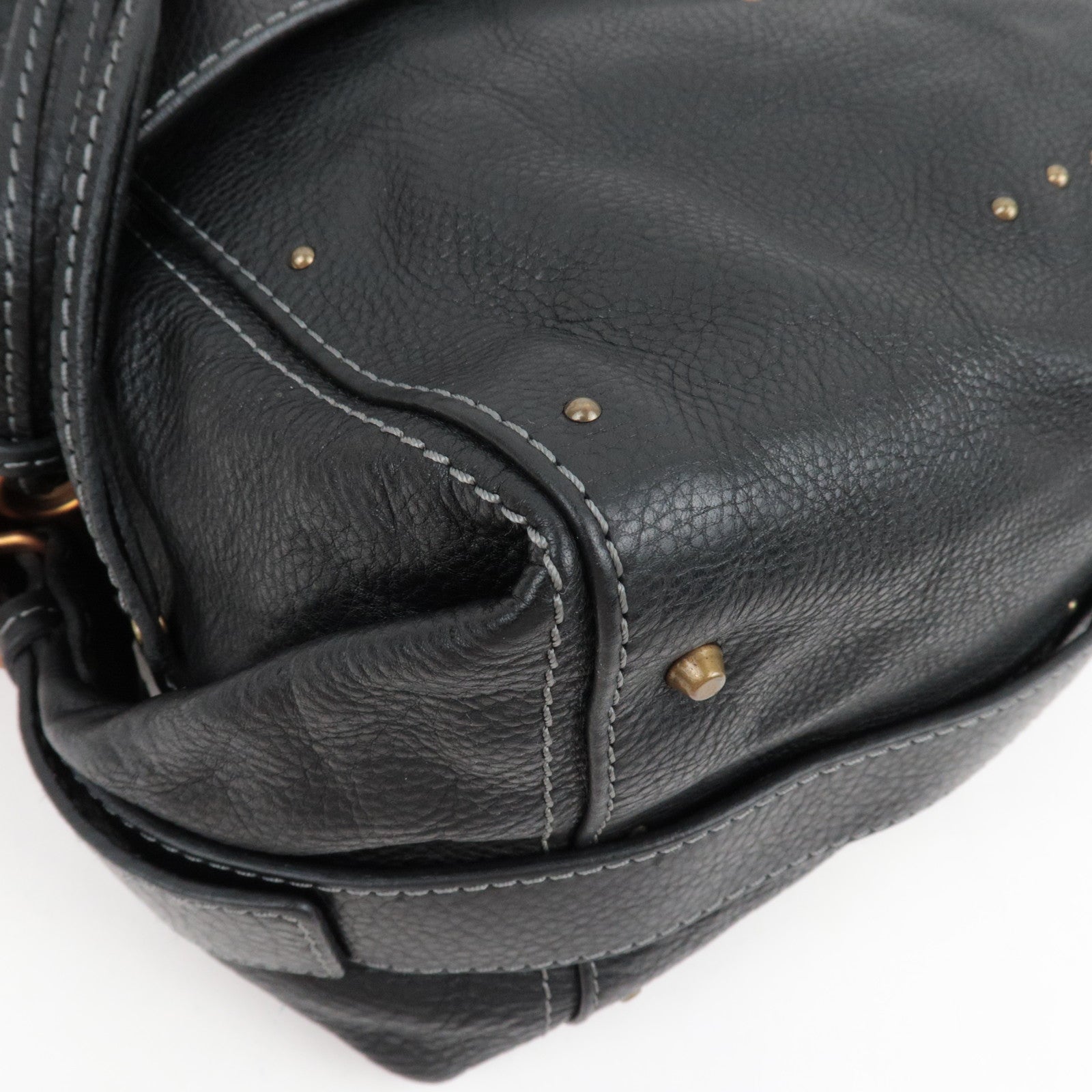 Chloe Paddington 2Way Shoulder Bag Leather Black *Key Lock