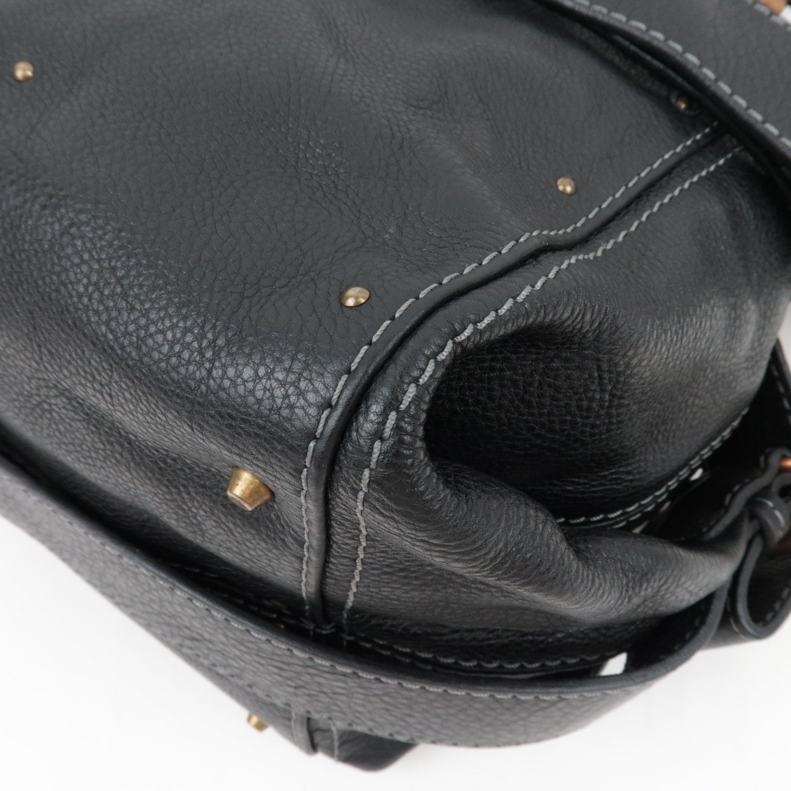 Chloe Paddington 2Way Shoulder Bag Leather Black *Key Lock