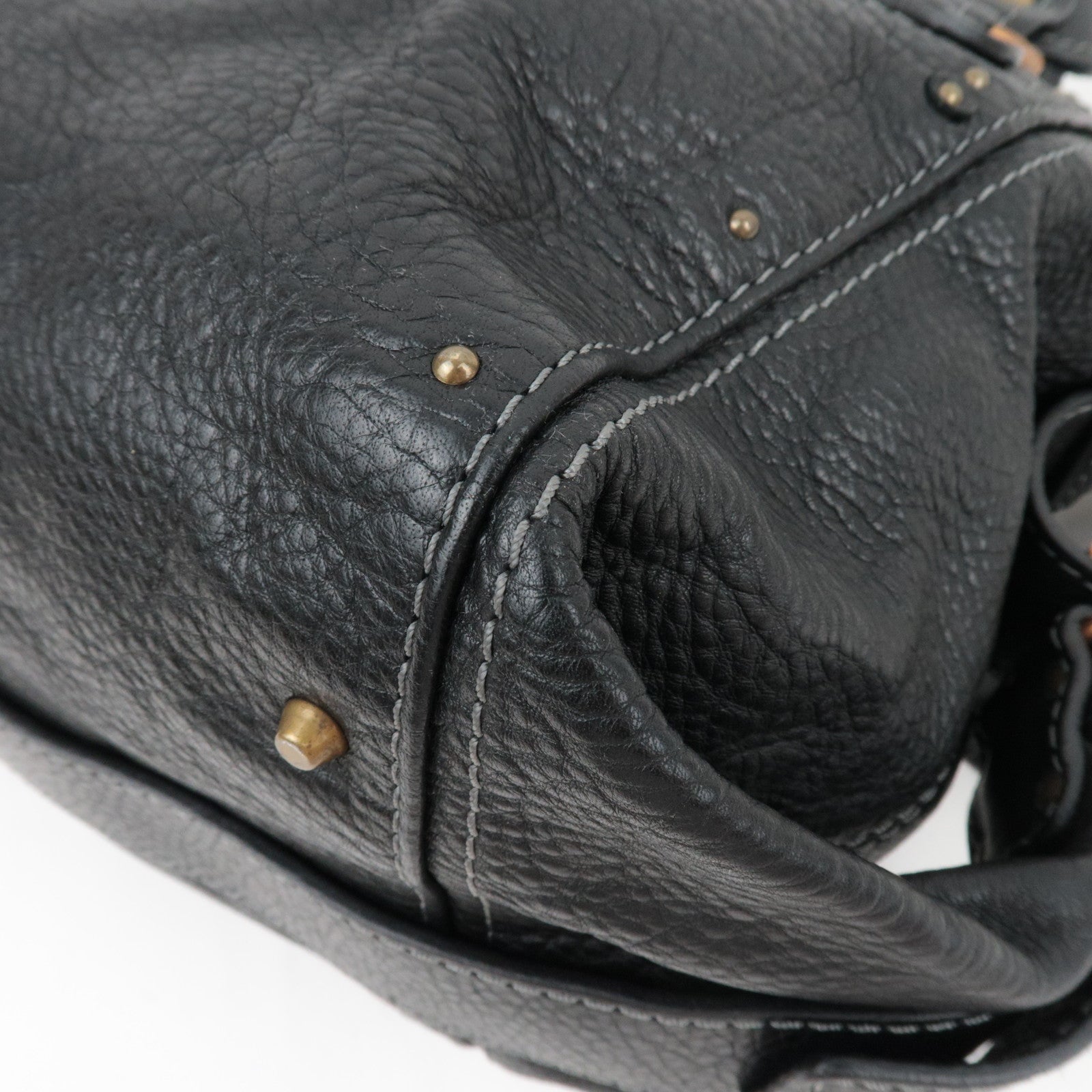 Chloe Paddington 2Way Shoulder Bag Leather Black *Key Lock