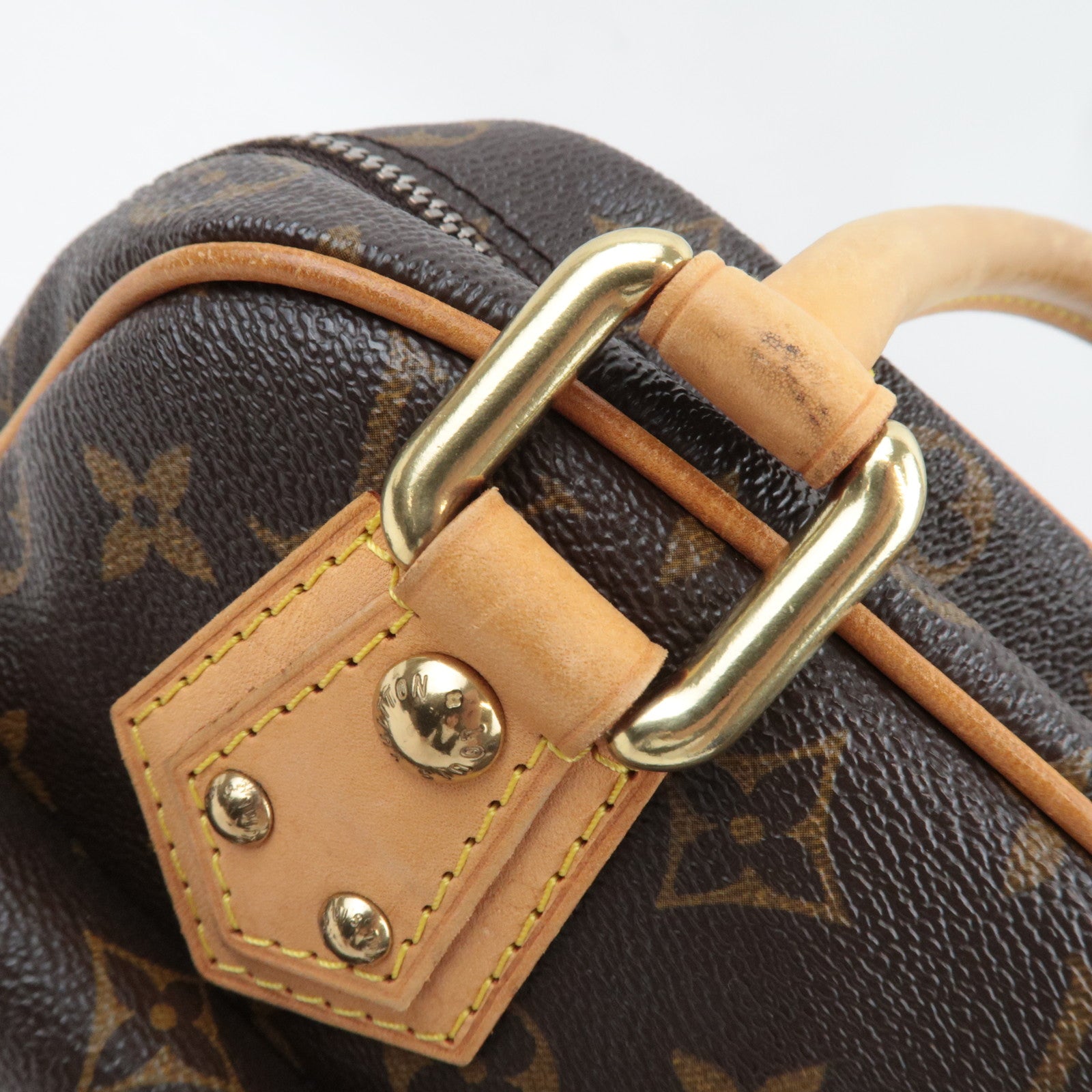 Louis Vuitton Monogram Manhattan PM Hand Bag M40026 TH0076 *Dust bag