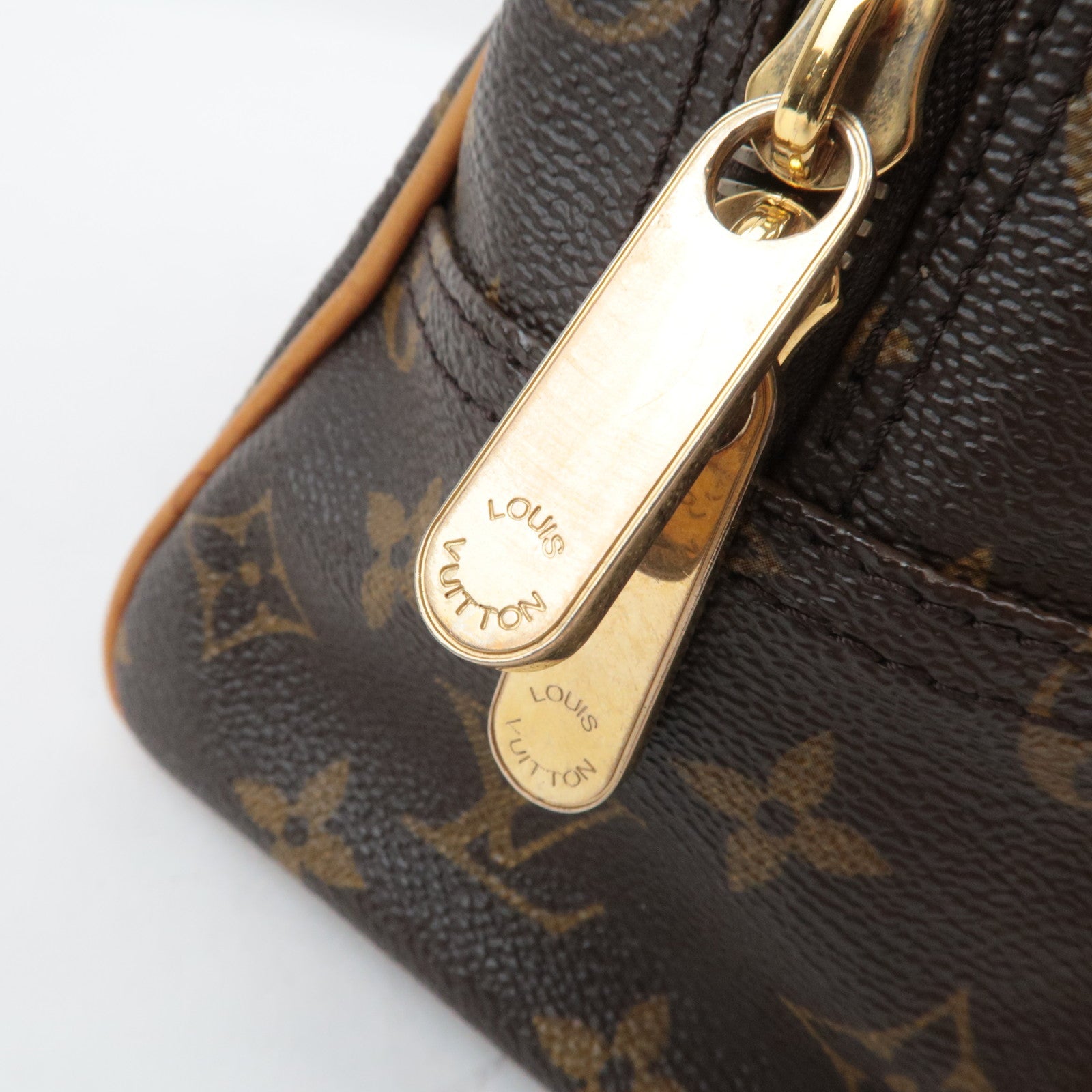 Louis Vuitton Monogram Manhattan PM Hand Bag M40026 TH0076 *Dust bag