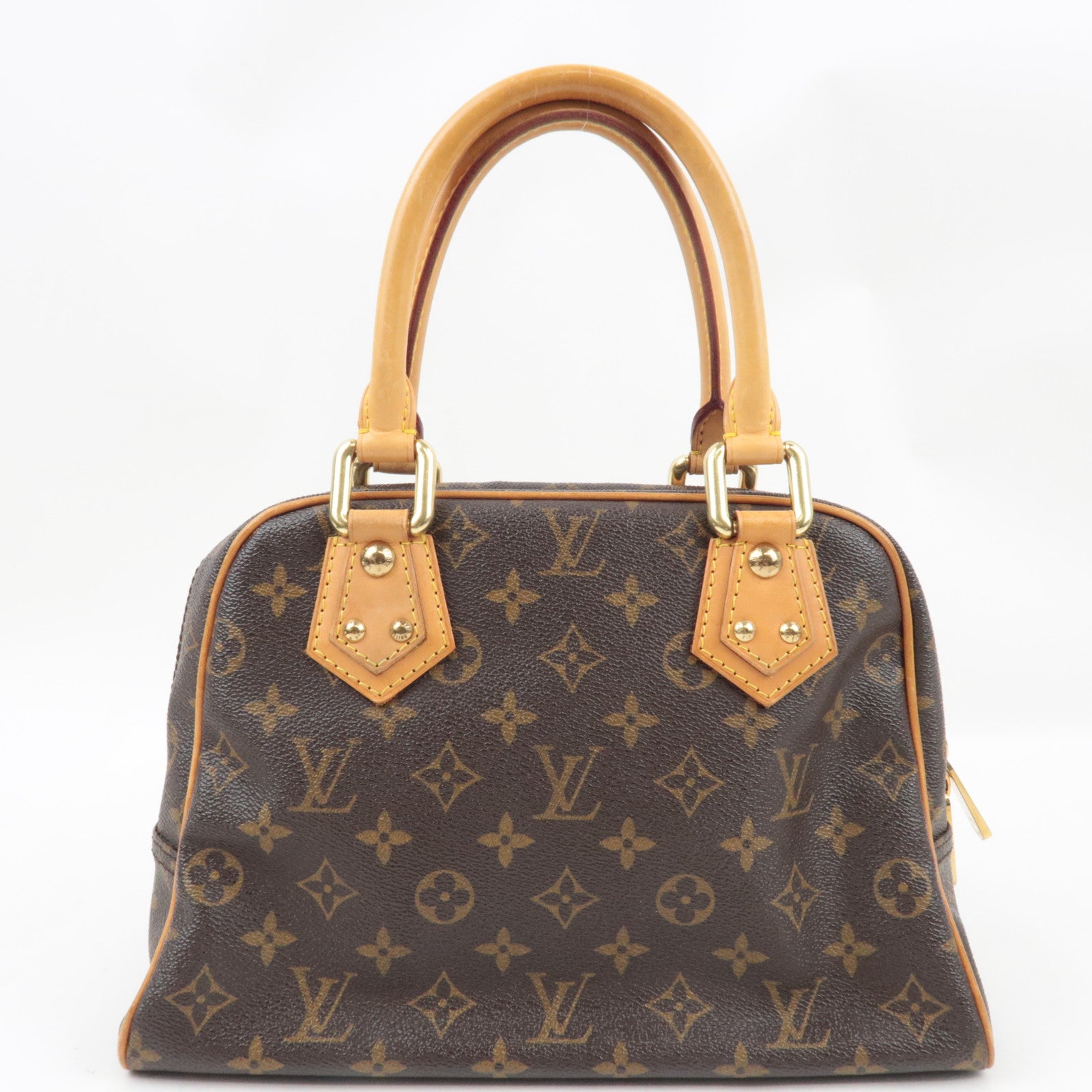 Louis Vuitton Monogram Manhattan PM Hand Bag M40026 TH0076 *Dust bag