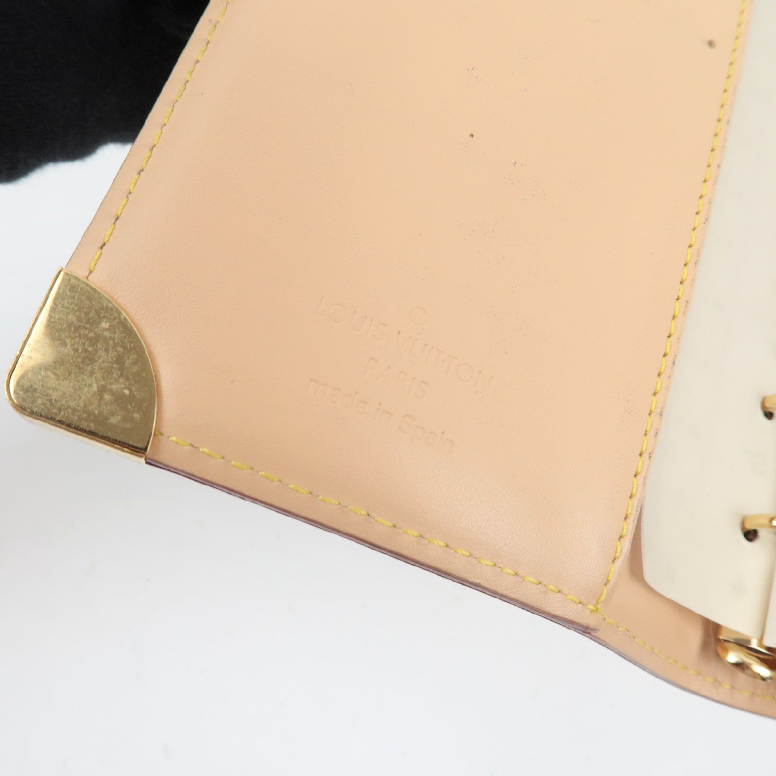 Louis Vuitton Monogram Multicolor Agenda PM Planner Cover Blanc R20896 CA1015 *Scale