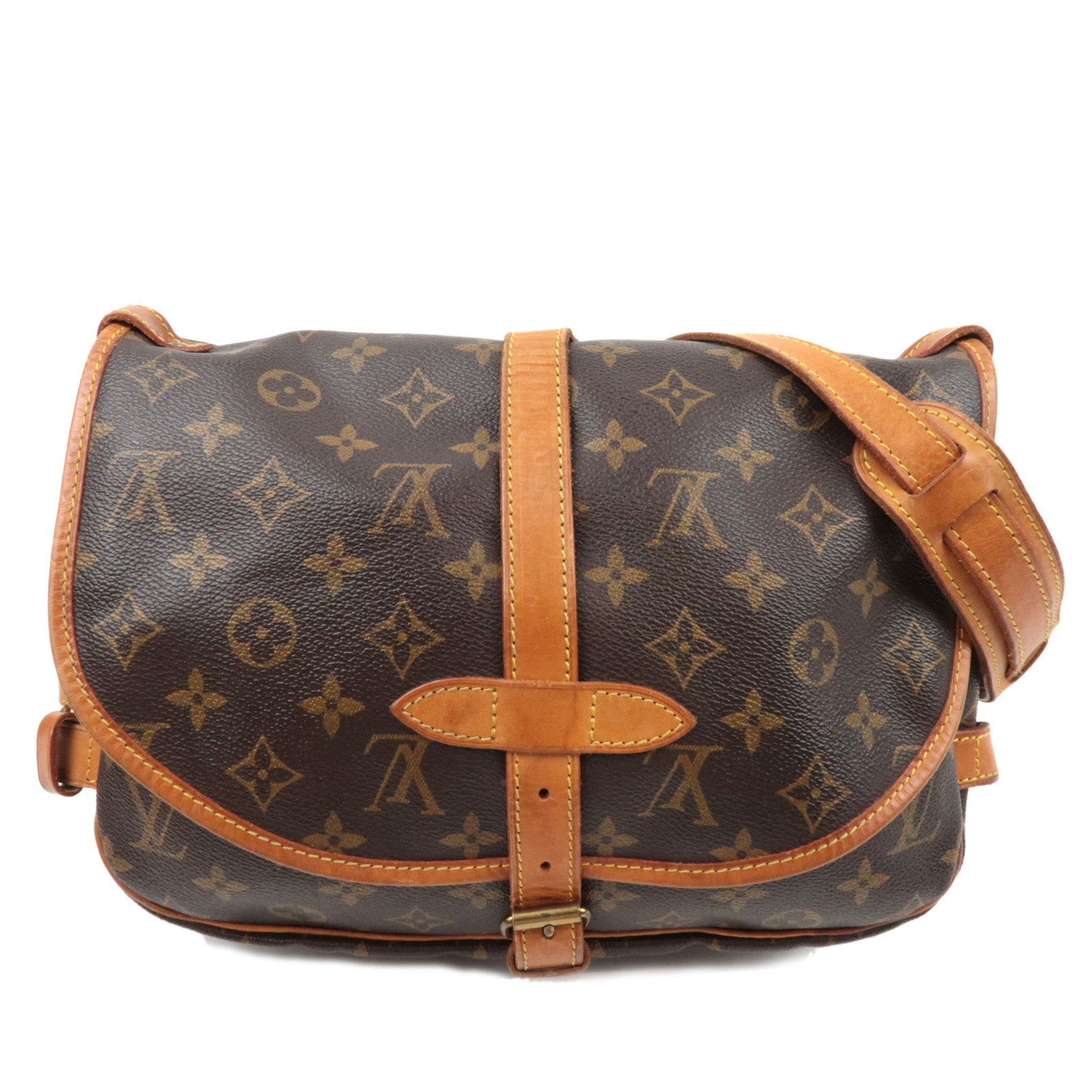 Louis Vuitton Monogram Saumur 30 Shoulder Bag M42256 AR0970 76714