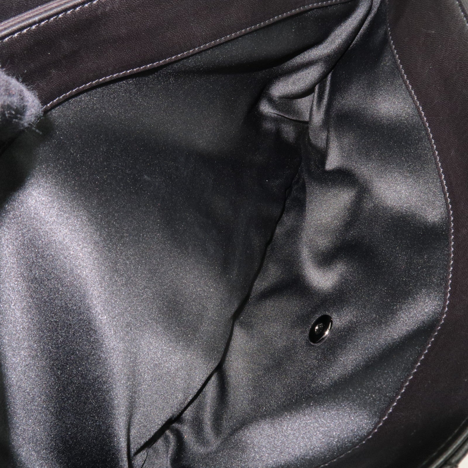 CHANEL Matelasse Chain Shoulder Bag Leather Black Silver HDW *Dust bag, G card