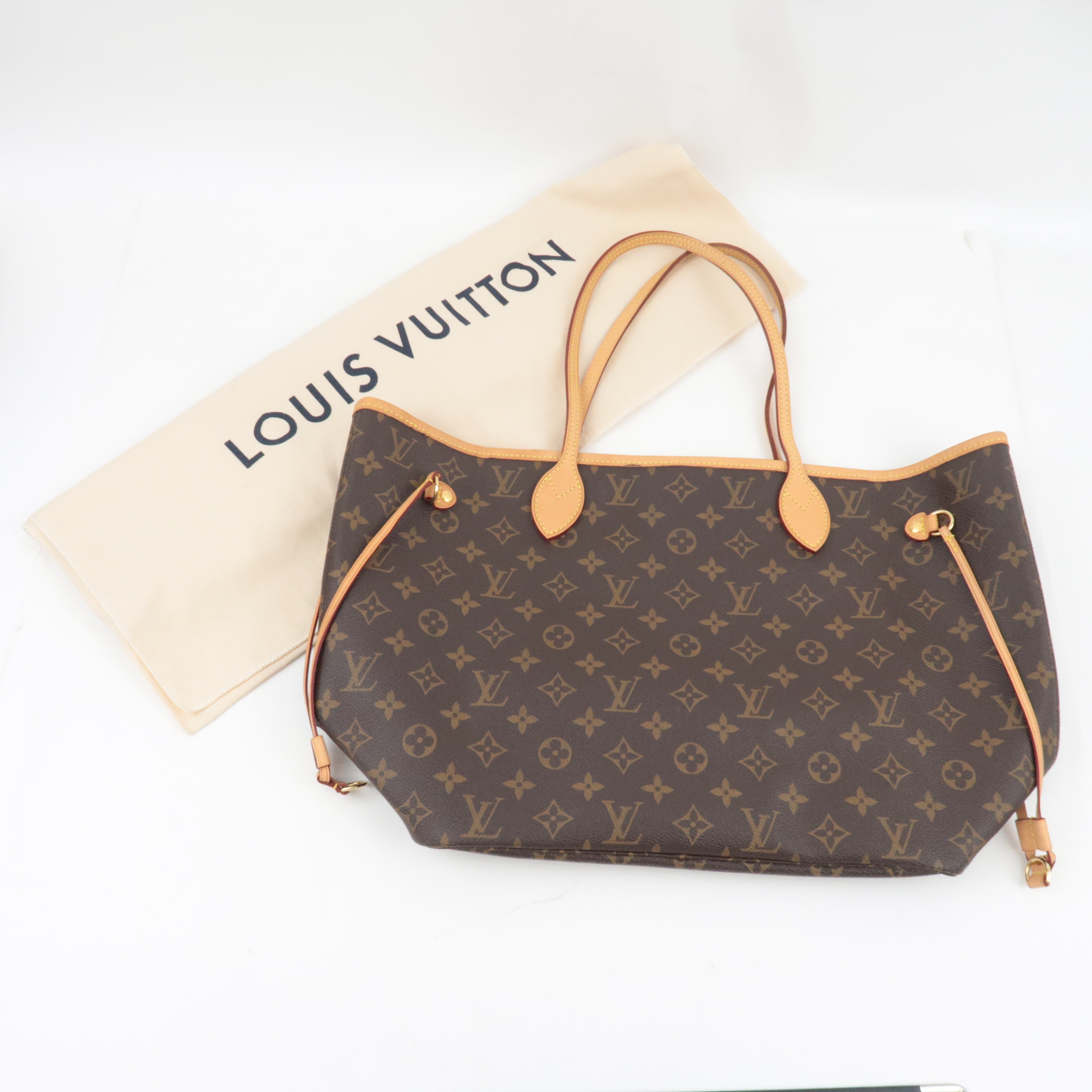 Louis Vuitton Monogram Neverfull MM Tote Bag M40995 LM0139 *Dust bag