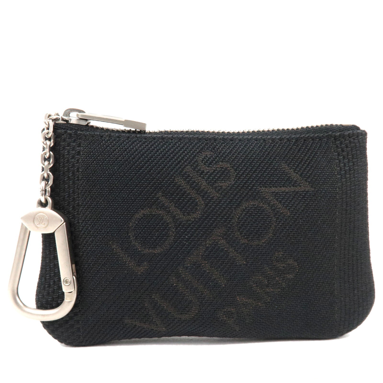 Louis Vuitton Damier Geant Pochette Cles Coin Case Noir M93549 CT0140 76754
