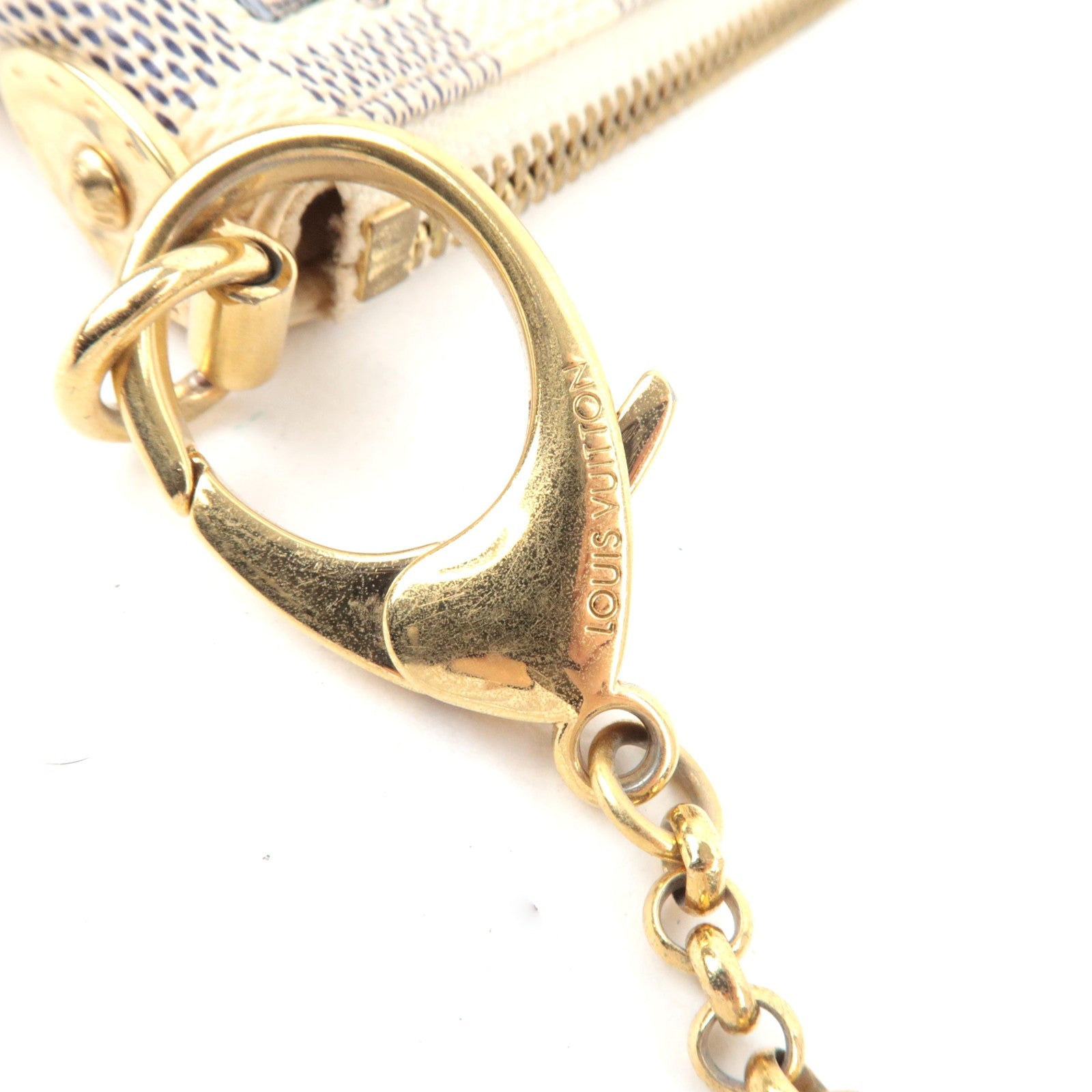 Louis Vuitton Damier Azur Pochette Milla MM Mini Bag N63090 AA2160