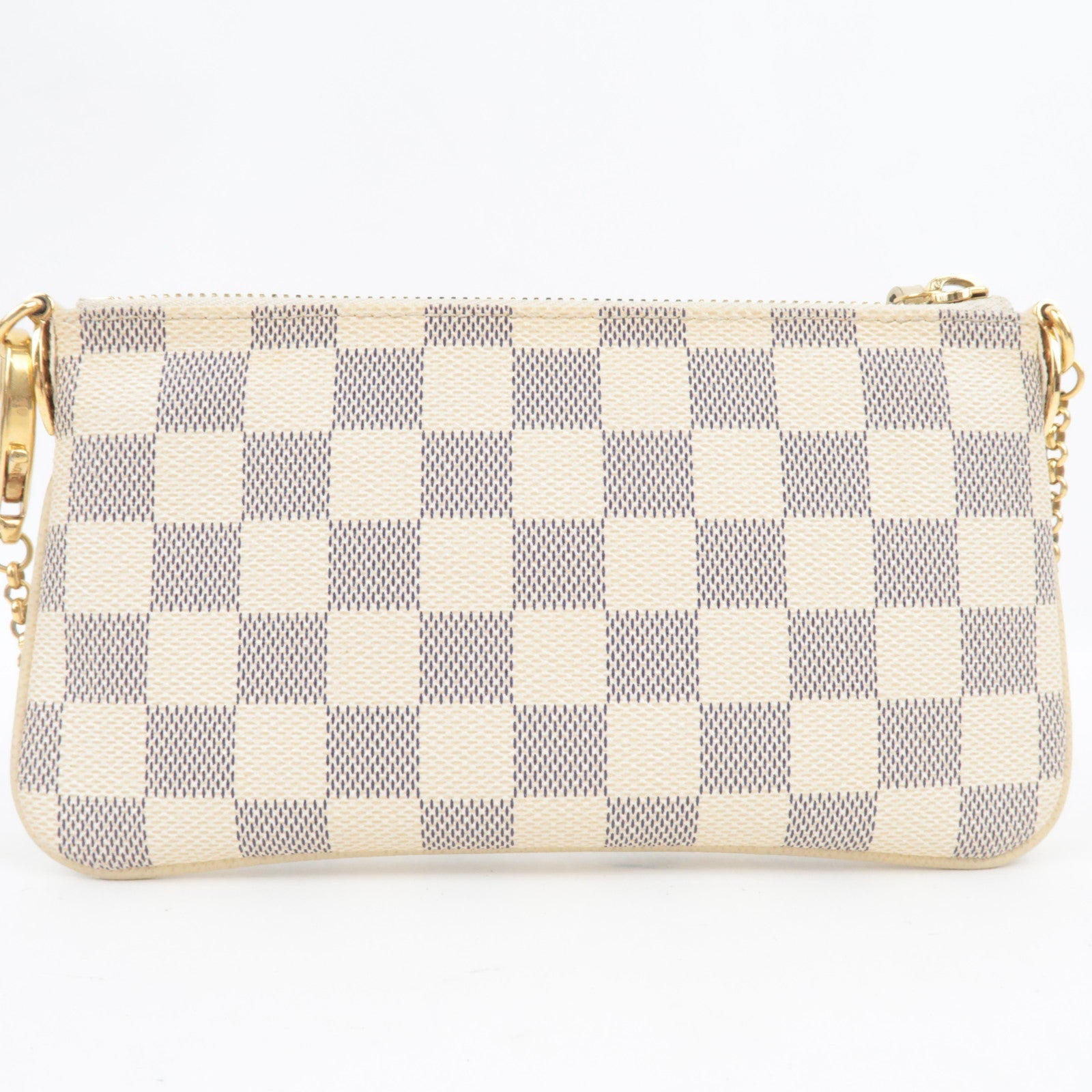 Louis Vuitton Damier Azur Pochette Milla MM Mini Bag N63090 AA2160