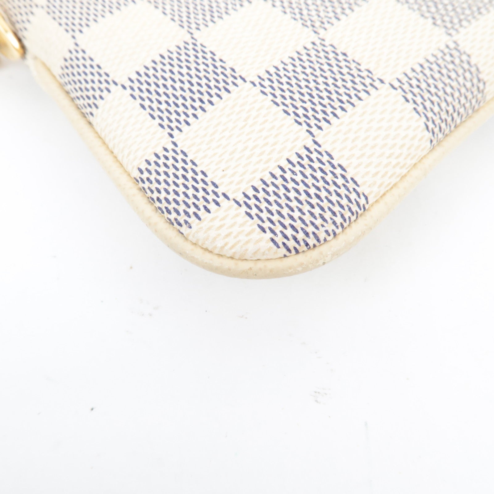 Louis Vuitton Damier Azur Pochette Milla MM Mini Bag N63090 AA2160