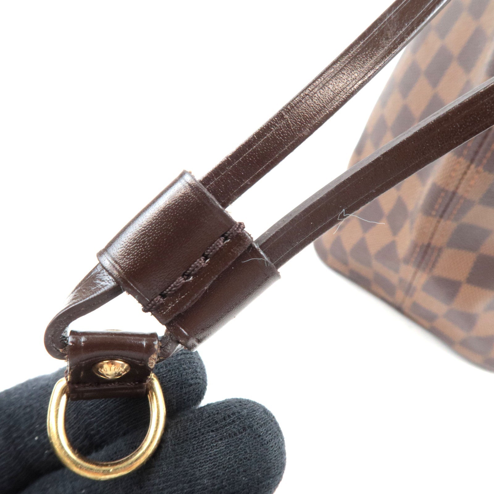 Louis Vuitton Damier Neverfull MM Tote Bag N51105 AR1068