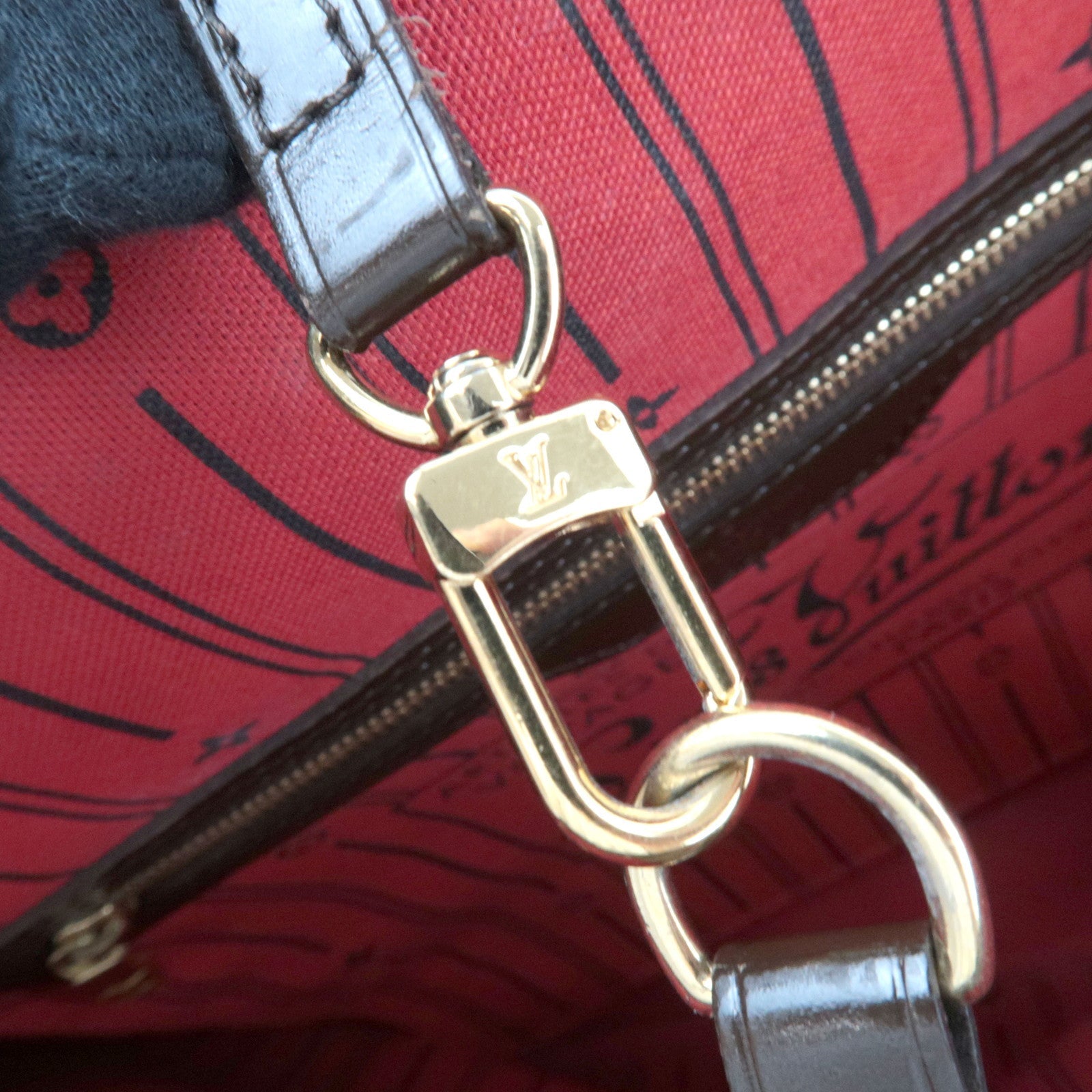 Louis Vuitton Damier Neverfull MM Tote Bag N51105 AR1068