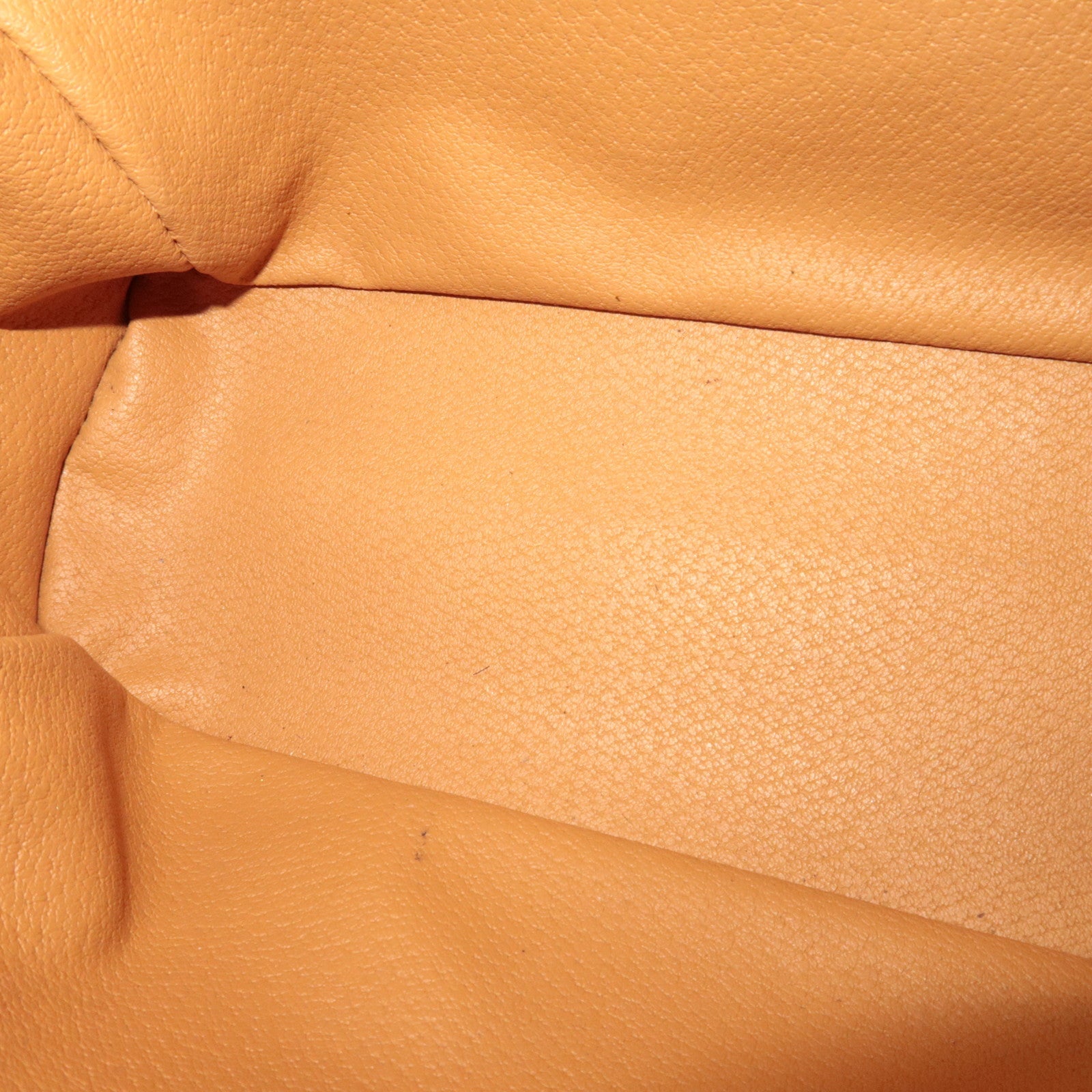 CELINE Macadam Hand Bag PVC Leather Brown