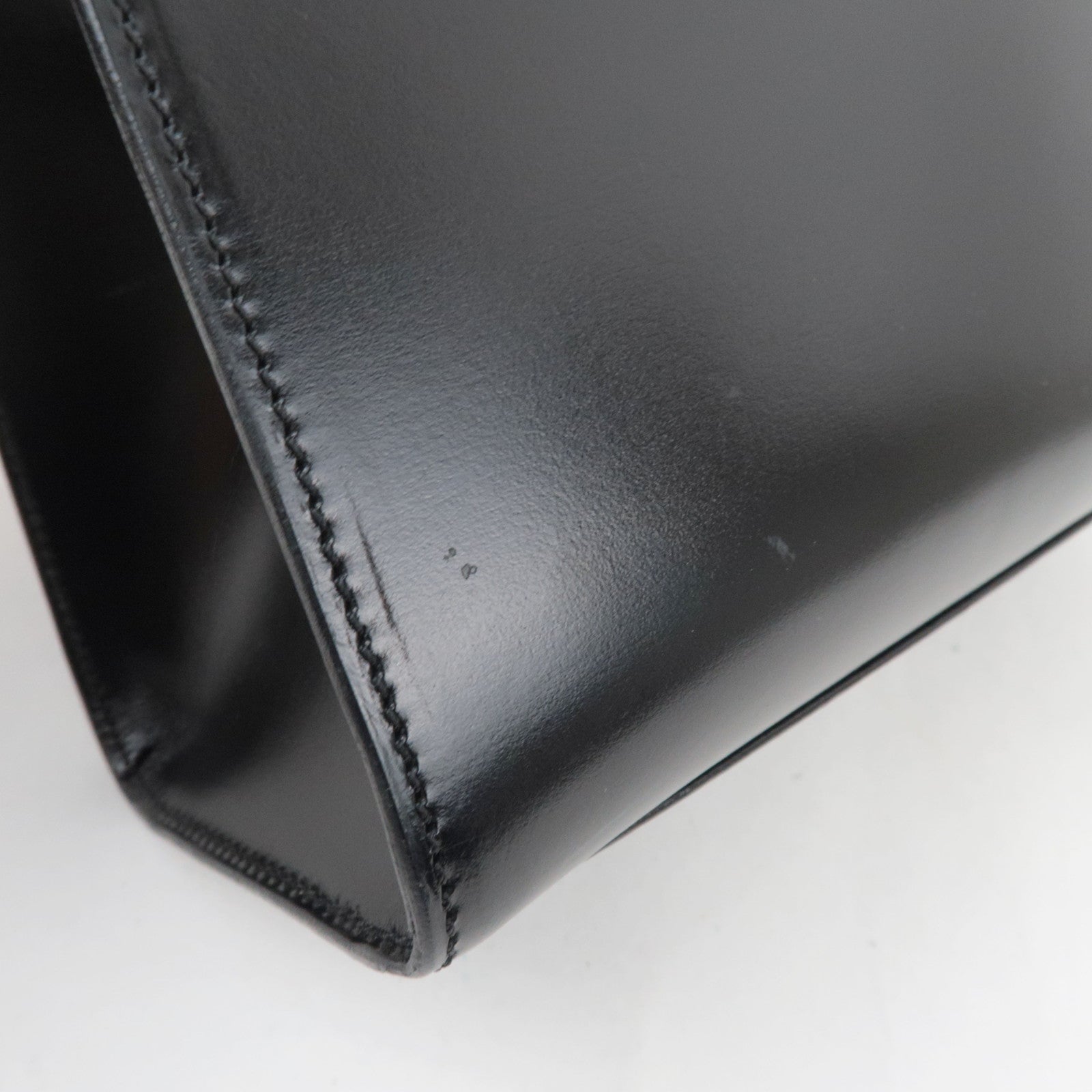 CELINE 2 Way Hand Bag Leather Black *Dust bag, Strap