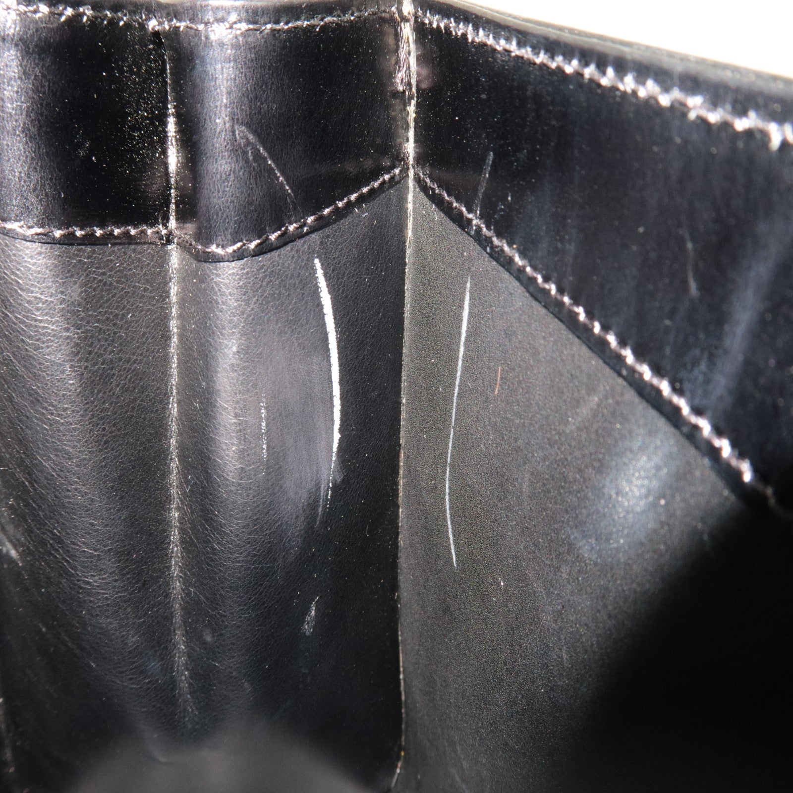 CELINE 2 Way Hand Bag Leather Black *Dust bag, Strap