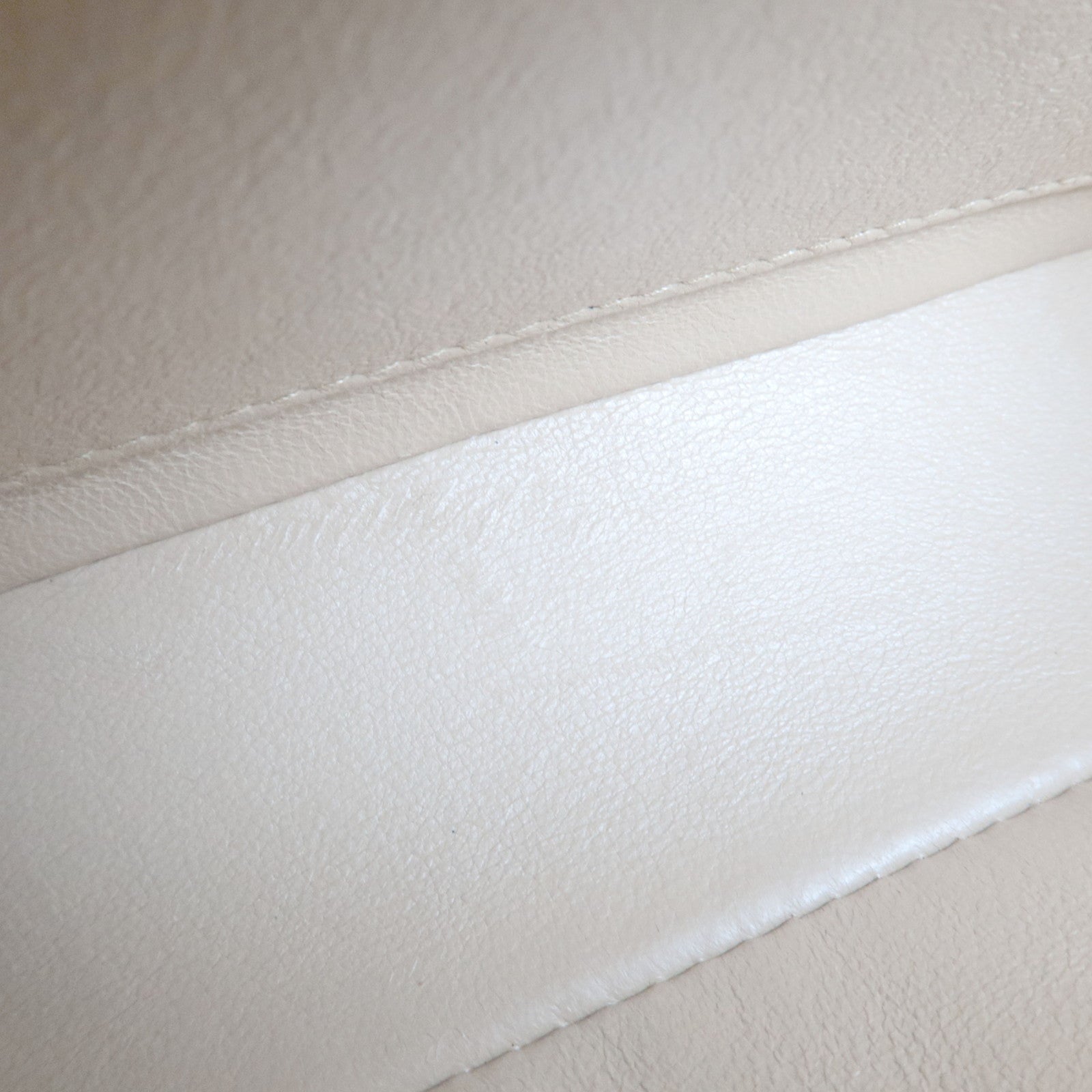 CHANEL Matelasse Chain Shoulder Bag With Bijou Chain Lambskin Beige Gold HDW *Box, Dust bag, G card