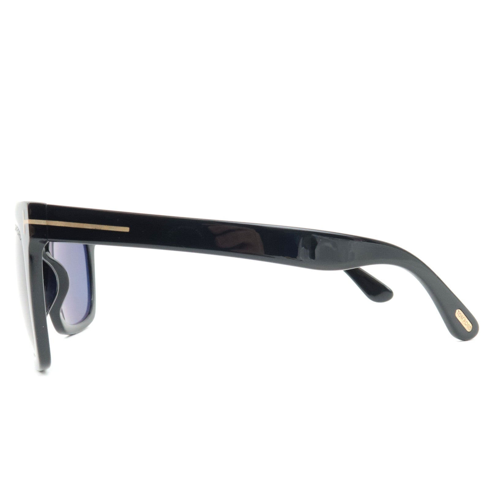 TOM FORD Morgan Sunglasses TF513 01A 57□16 140.3 Black *Case, Cloth