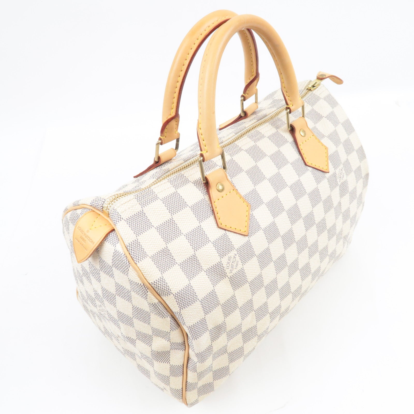 Louis Vuitton Damier Azur Speedy 30 Handbag N41533 SP1006 *Key Lock