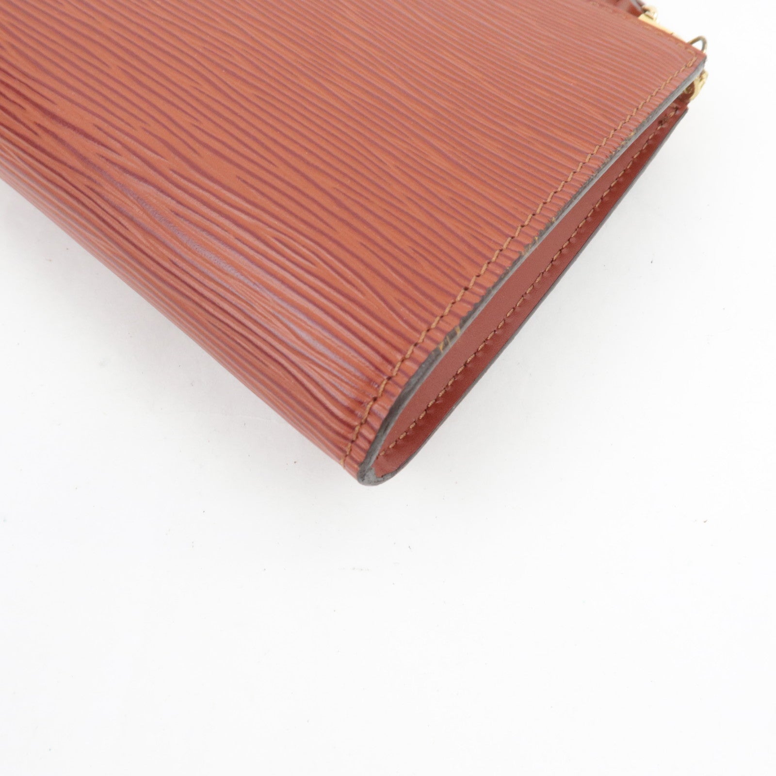 Louis Vuitton Epi Pochette Accessoires Old Model Hand Bag Kenya Brown M52953 AR1926