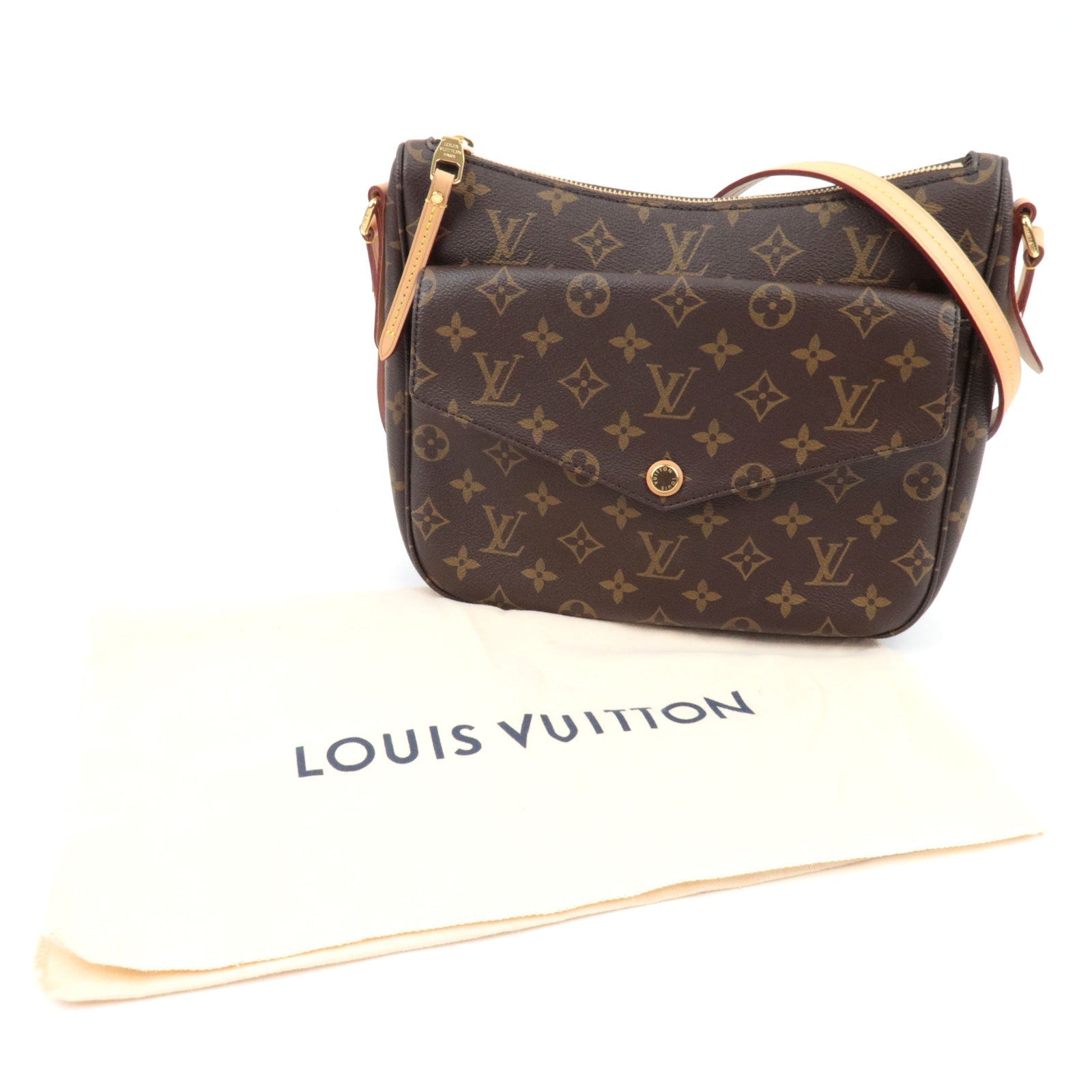 Louis Vuitton Monogram Mabillon Shoulder Bag M41679 CA4195 *Dust bag