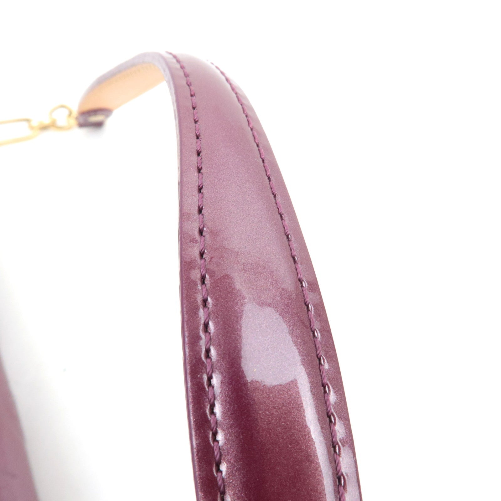 Louis Vuitton Monogram Vernis Sunset Boulevard Shoulder bag Violet M93571 TH3068 *Dust bag