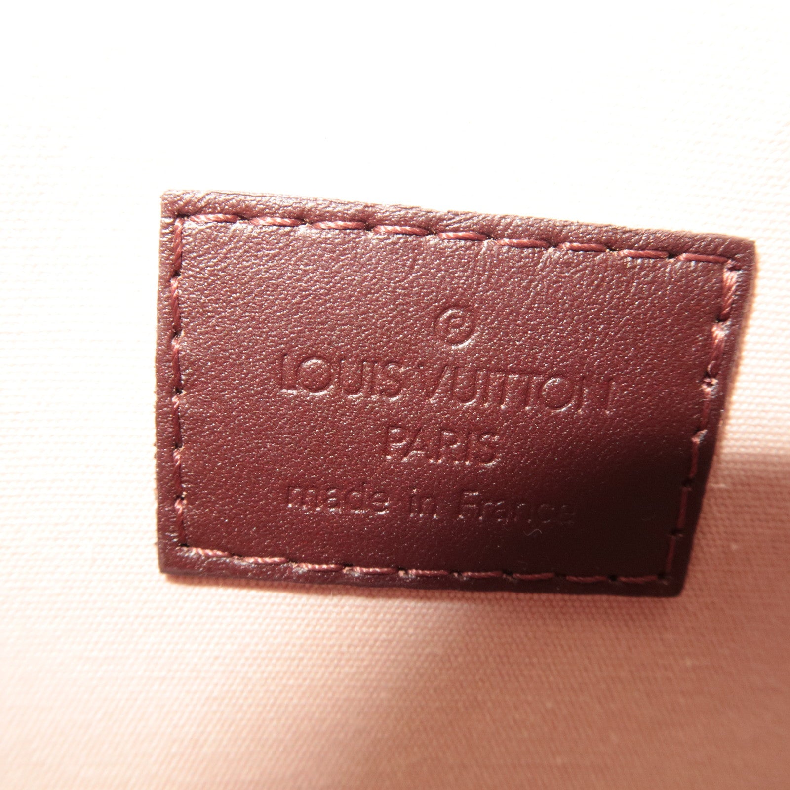 Louis Vuitton Monogram Mini Lucille PM Handbag Cerise M92678 SR1003 *Name tag