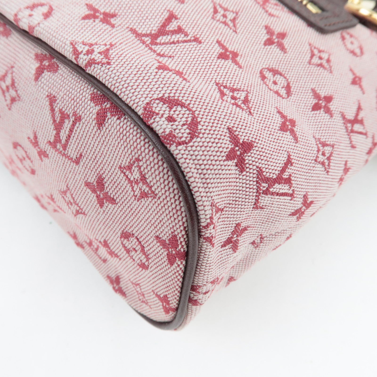Louis Vuitton Monogram Mini Lucille PM Handbag Cerise M92678 SR1003 *Name tag