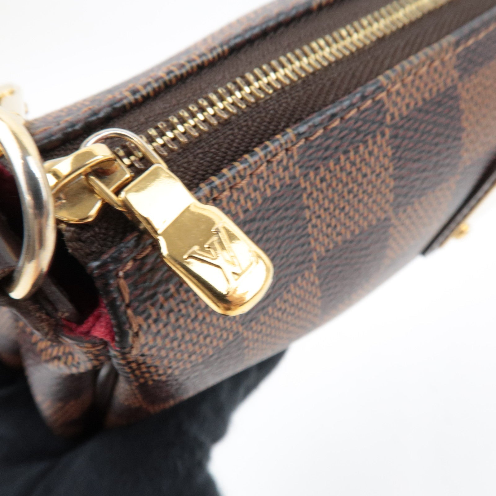 Louis Vuitton Damier Eva Chain Shoulder Bag N55213 AA4132 *Strap is missing