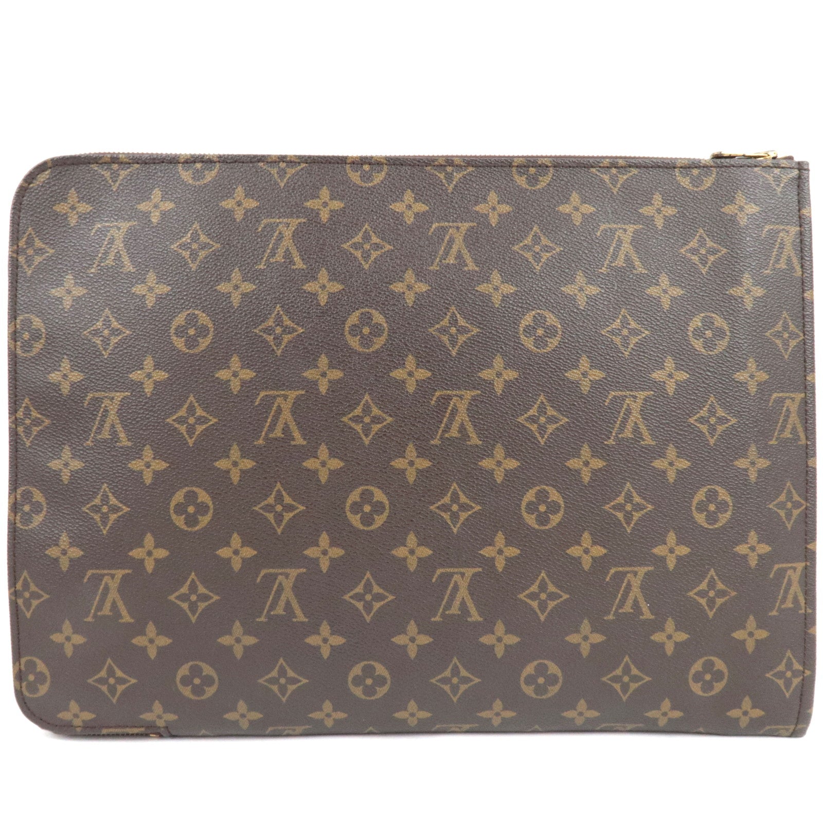 Louis Vuitton Monogram Poche Documents Clutch Bag M53456 871TH