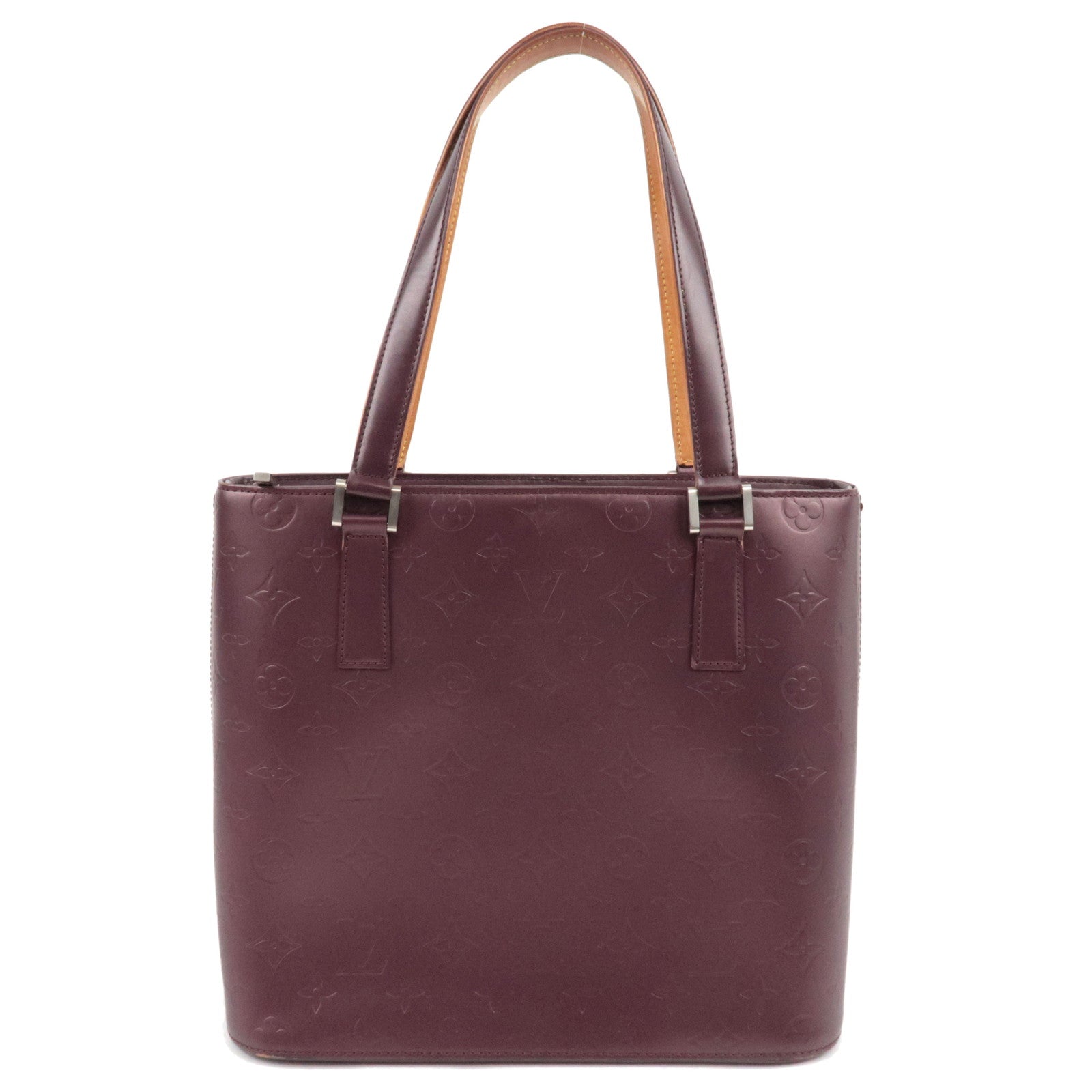 Louis Vuitton Monogram Matte Stockton Tote Bag Violet M55116 CA100277146