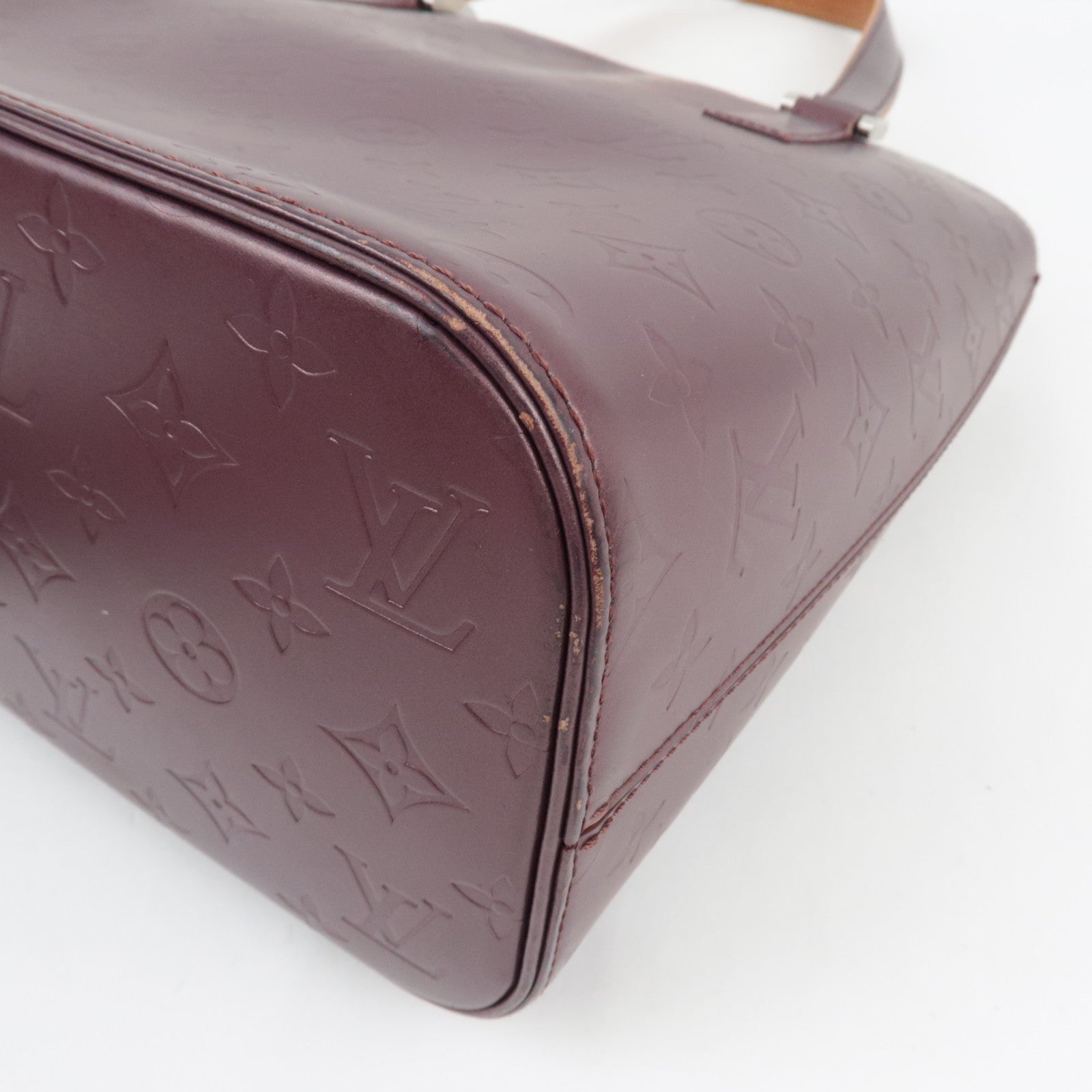 Louis Vuitton Monogram Matte Stockton Tote Bag Violet M55116 CA1002