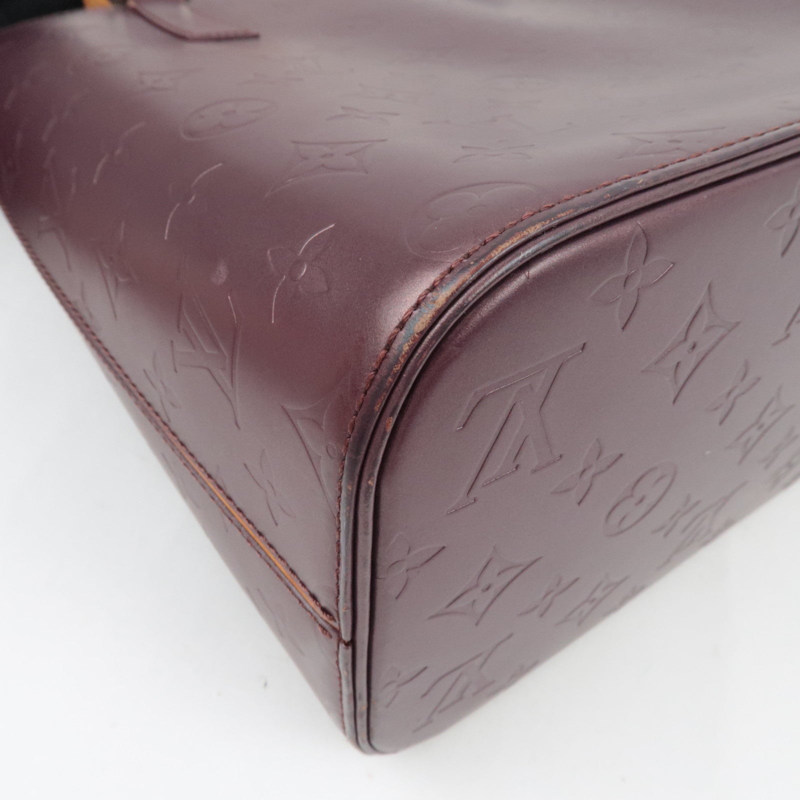 Louis Vuitton Monogram Matte Stockton Tote Bag Violet M55116 CA1002